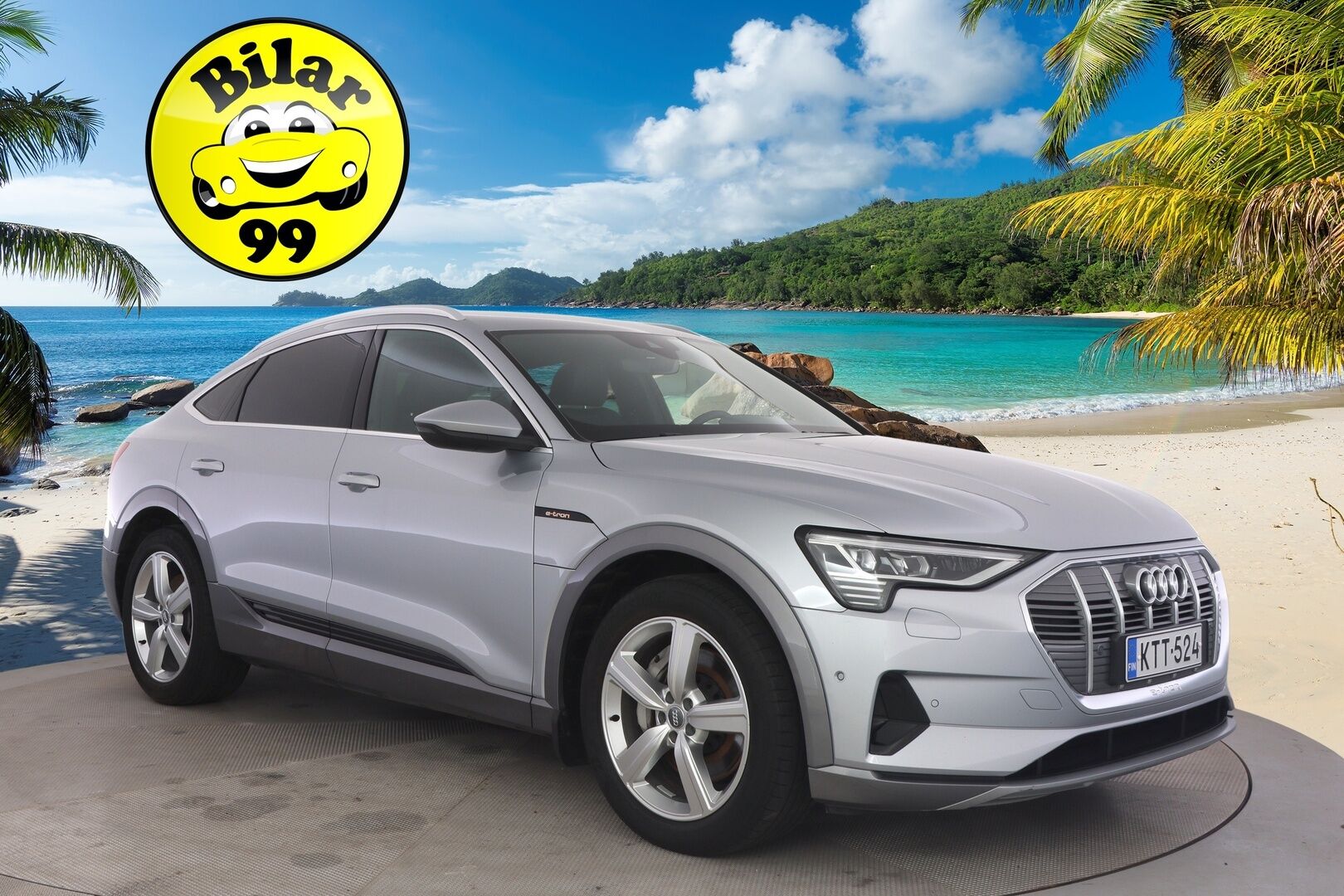 Audi e-tron 2020 Sportback Edition Advanced 50 quattro **1-om Suomi-auto / Ilma-alusta / Navi / P.kamera / Sporttipenkit / Kaistavahti ** - Upea sisusta / Kahdet aluvanteet / Todella kattavasti varusteltu