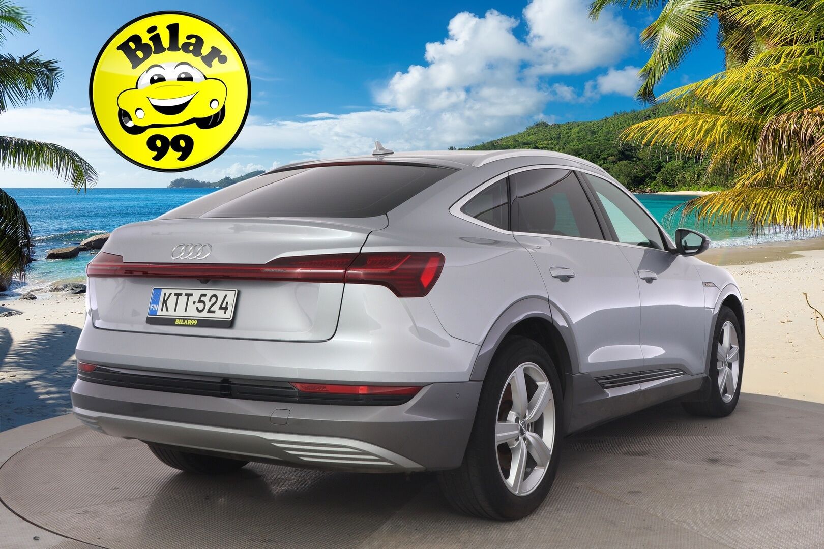 Audi e-tron 2020 Sportback Edition Advanced 50 quattro **1-om Suomi-auto / Ilma-alusta / Navi / P.kamera / Sporttipenkit / Kaistavahti ** - Upea sisusta / Kahdet aluvanteet / Todella kattavasti varusteltu