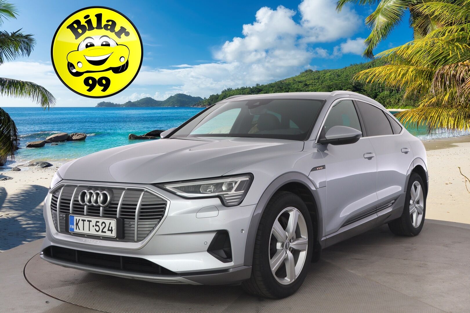 Audi e-tron 2020 Sportback Edition Advanced 50 quattro **1-om Suomi-auto / Ilma-alusta / Navi / P.kamera / Sporttipenkit / Kaistavahti ** - Upea sisusta / Kahdet aluvanteet / Todella kattavasti varusteltu