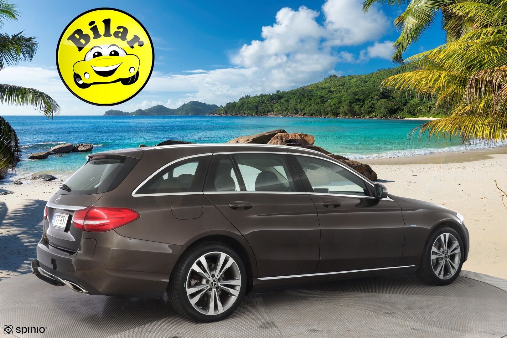 Mercedes-Benz C 2018 350 e T A Premium Business - ACC / Koukku / Kamera / Kahdet renkaat / Tutkat / KeylessGo