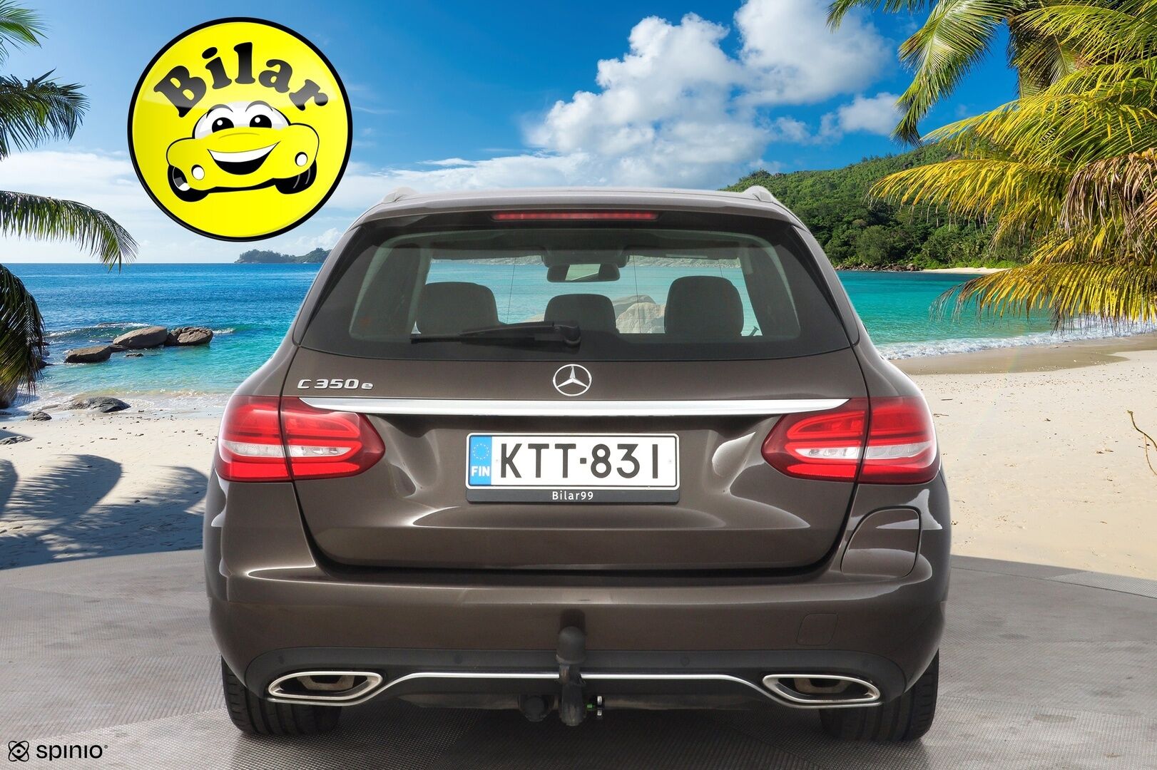 Mercedes-Benz C 2018 350 e T A Premium Business - ACC / Koukku / Kamera / Kahdet renkaat / Tutkat / KeylessGo