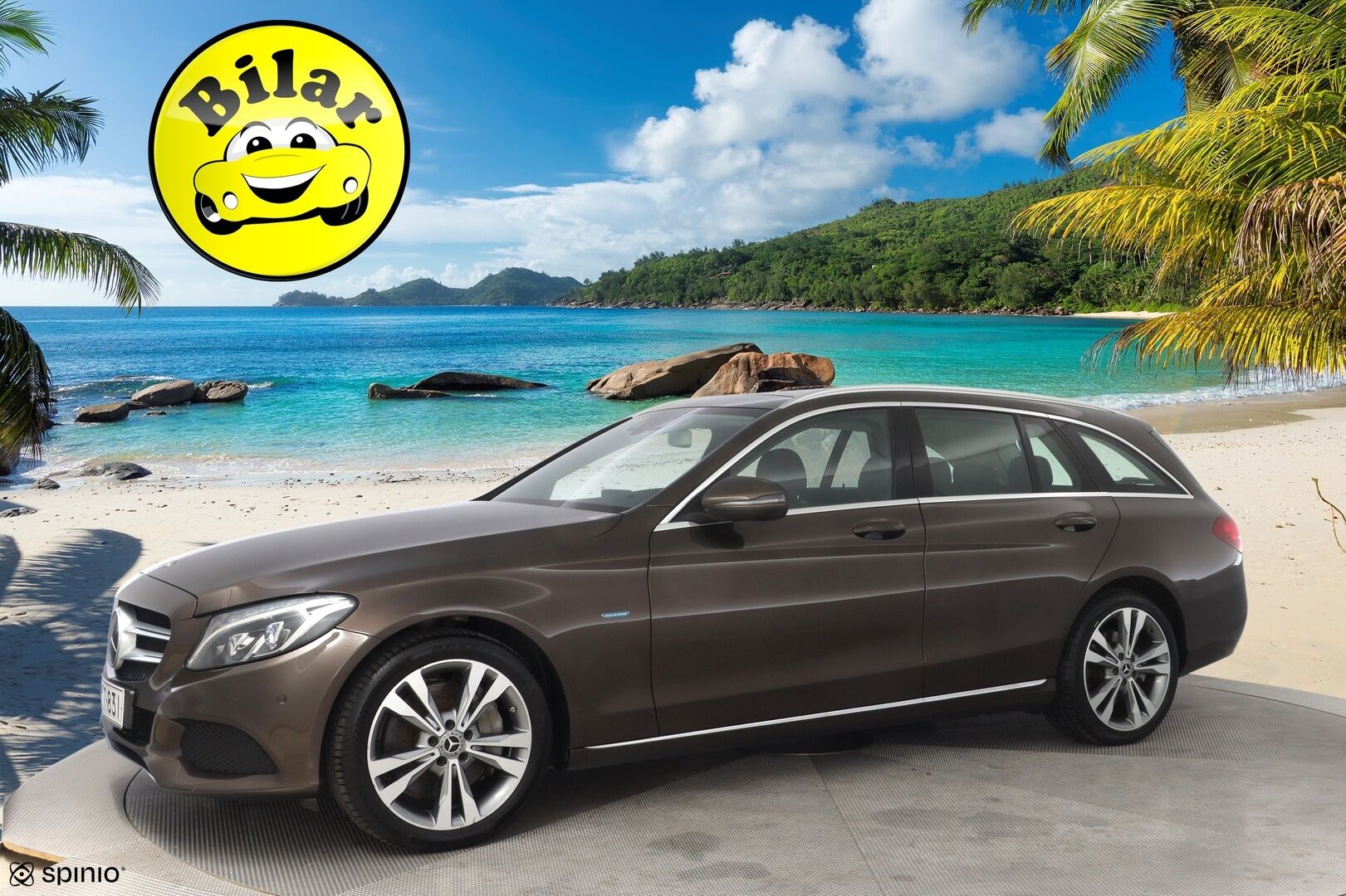 Mercedes-Benz C 2018 350 e T A Premium Business - ACC / Koukku / Kamera / Kahdet renkaat / Tutkat / KeylessGo