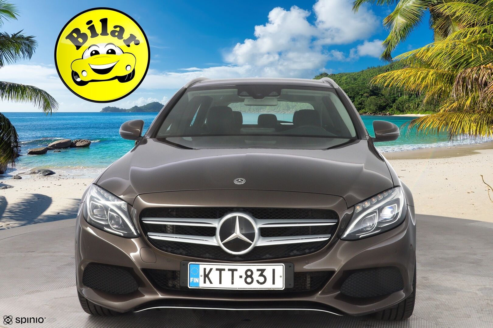 Mercedes-Benz C 2018 350 e T A Premium Business - ACC / Koukku / Kamera / Kahdet renkaat / Tutkat / KeylessGo