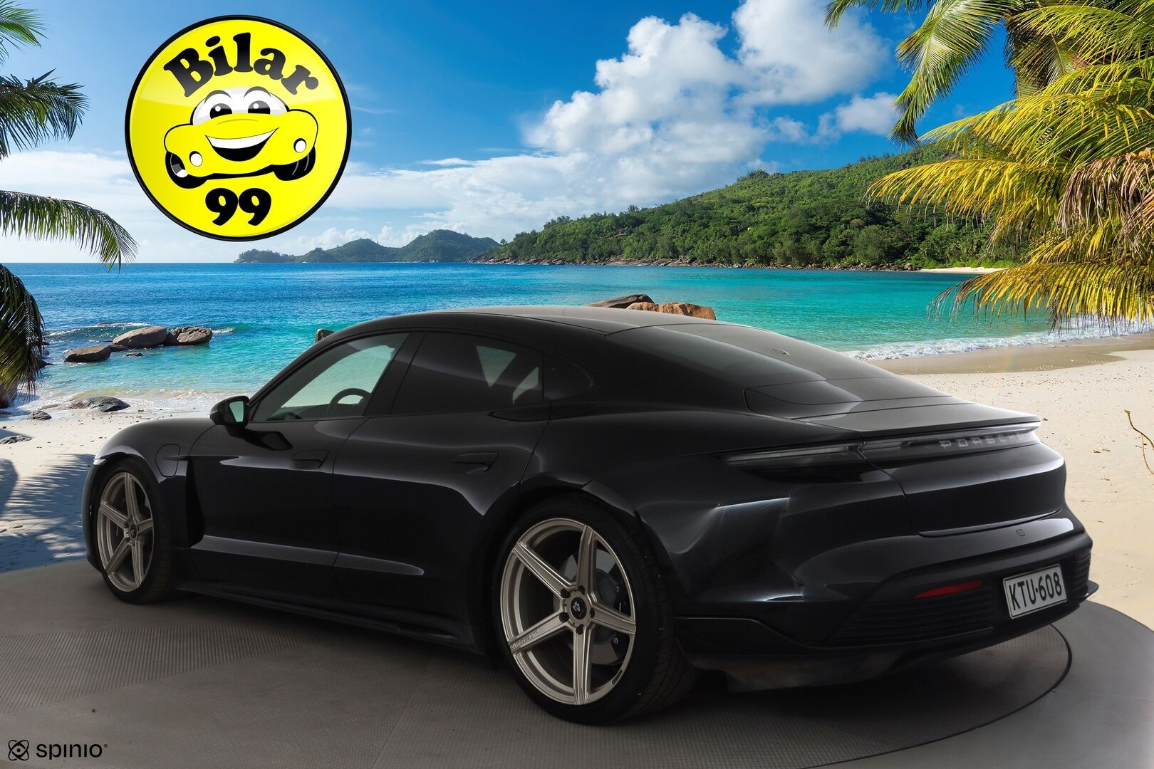 Porsche Taycan 2020 Turbo * Sport Chrono / ACC / 360° / Matrix / Ilmastoidut Sporttinahat Muistilla / Bose / Ilma-alusta / Lasikatto / ILP * - Akku kuntotarkastettu SoH 94.2% / Suomi-auto / Kahdet renkaat / Merkkihuollot