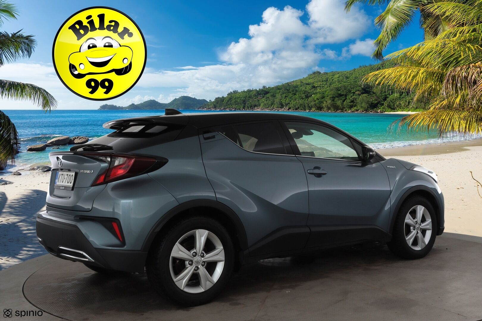 Toyota C-HR 2020 2,0 Hybrid Intense Edition ** Adapt.vakkari / LED / P.kamera / Navigointi / Vetokoukku / Keyless ** - Suomi-auto / Kahdet renkaat vanteilla! / Irroitettava vetokoukku / P.kamera