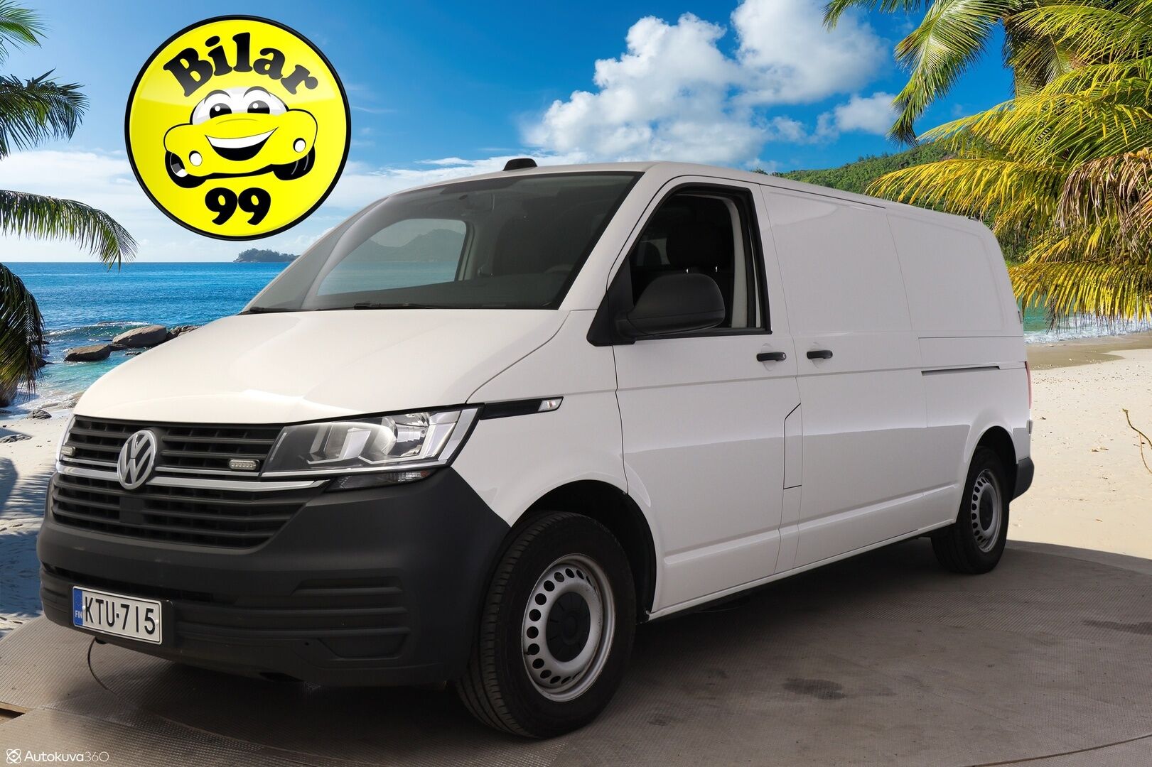 Volkswagen Transporter 2020 umpipakettiauto Pitkä 2,0 TDI 110 kW DSG 3200kg ** Sis.ALV / Läpijuostava / P-Kamera / Koukku ** - 1.om Suomi-auto / Webasto / Vakkari 