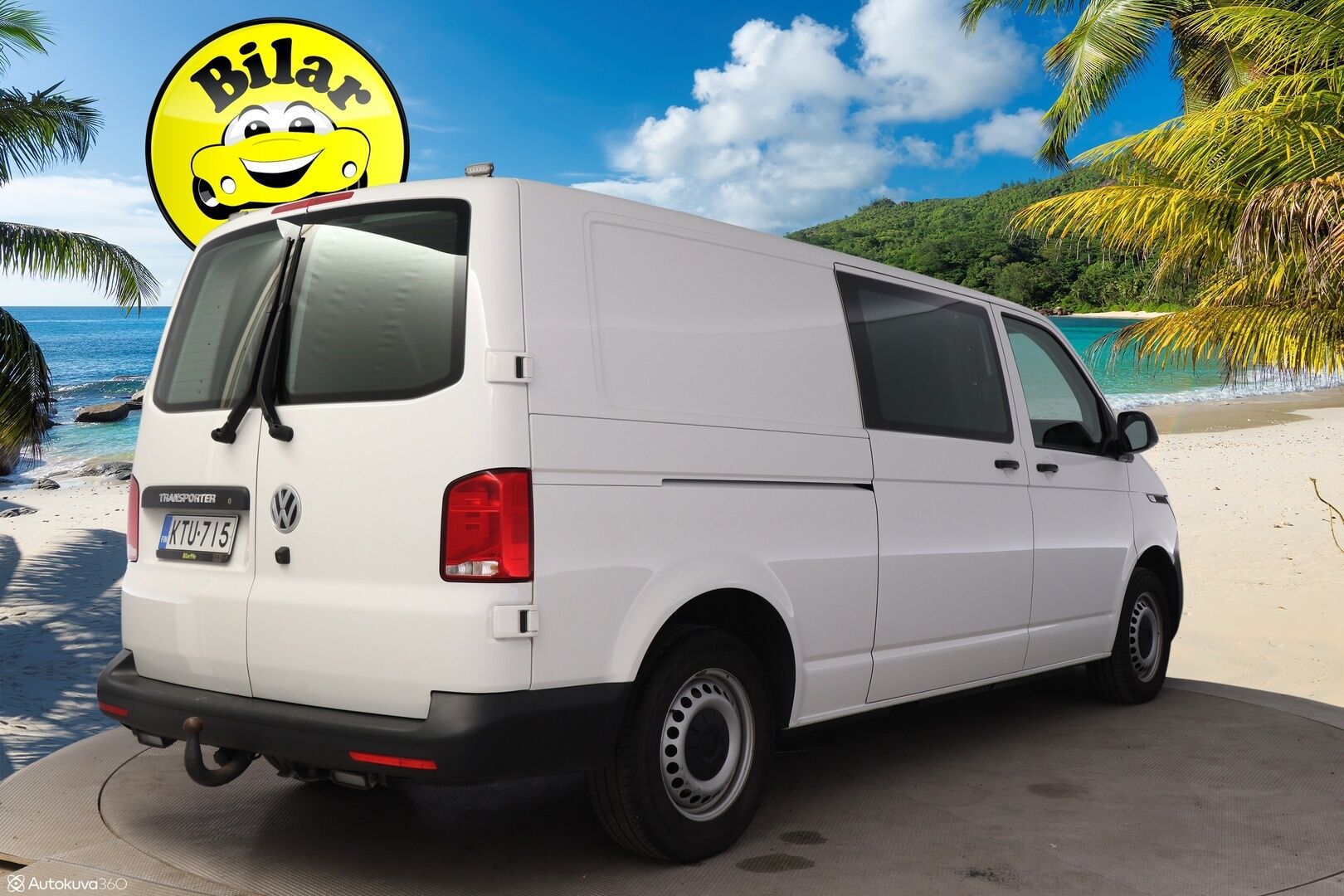 Volkswagen Transporter 2020 umpipakettiauto Pitkä 2,0 TDI 110 kW DSG 3200kg ** Sis.ALV / Läpijuostava / P-Kamera / Koukku ** - 1.om Suomi-auto / Webasto / Vakkari 