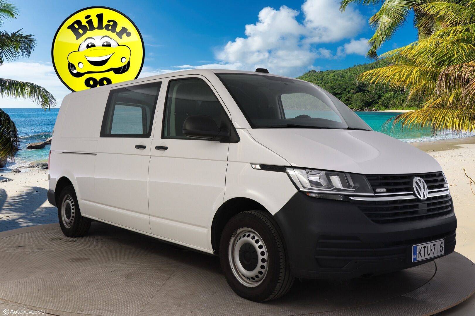 Volkswagen Transporter 2020 umpipakettiauto Pitkä 2,0 TDI 110 kW DSG 3200kg ** Sis.ALV / Läpijuostava / P-Kamera / Koukku ** - 1.om Suomi-auto / Webasto / Vakkari 