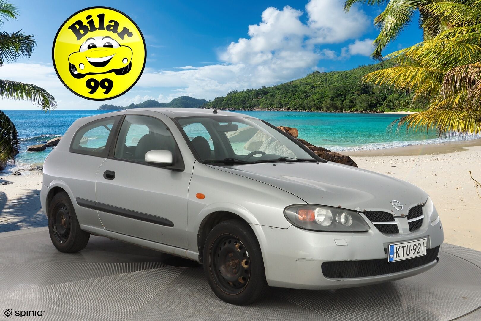 Nissan Almera 2004 2.2D *MYYDÄÄN HUUTOKAUPAT.COM* - Suomi-auto / Lohkolämmitin / Ilmastointi / Näppärä ikiliikkuja