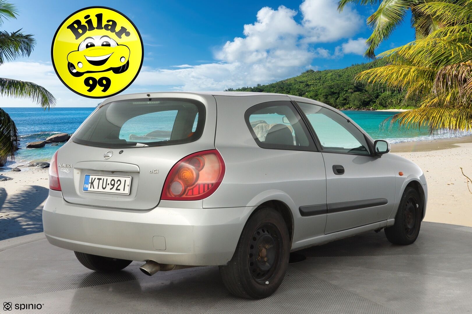 Nissan Almera 2004 2.2D *MYYDÄÄN HUUTOKAUPAT.COM* - Suomi-auto / Lohkolämmitin / Ilmastointi / Näppärä ikiliikkuja