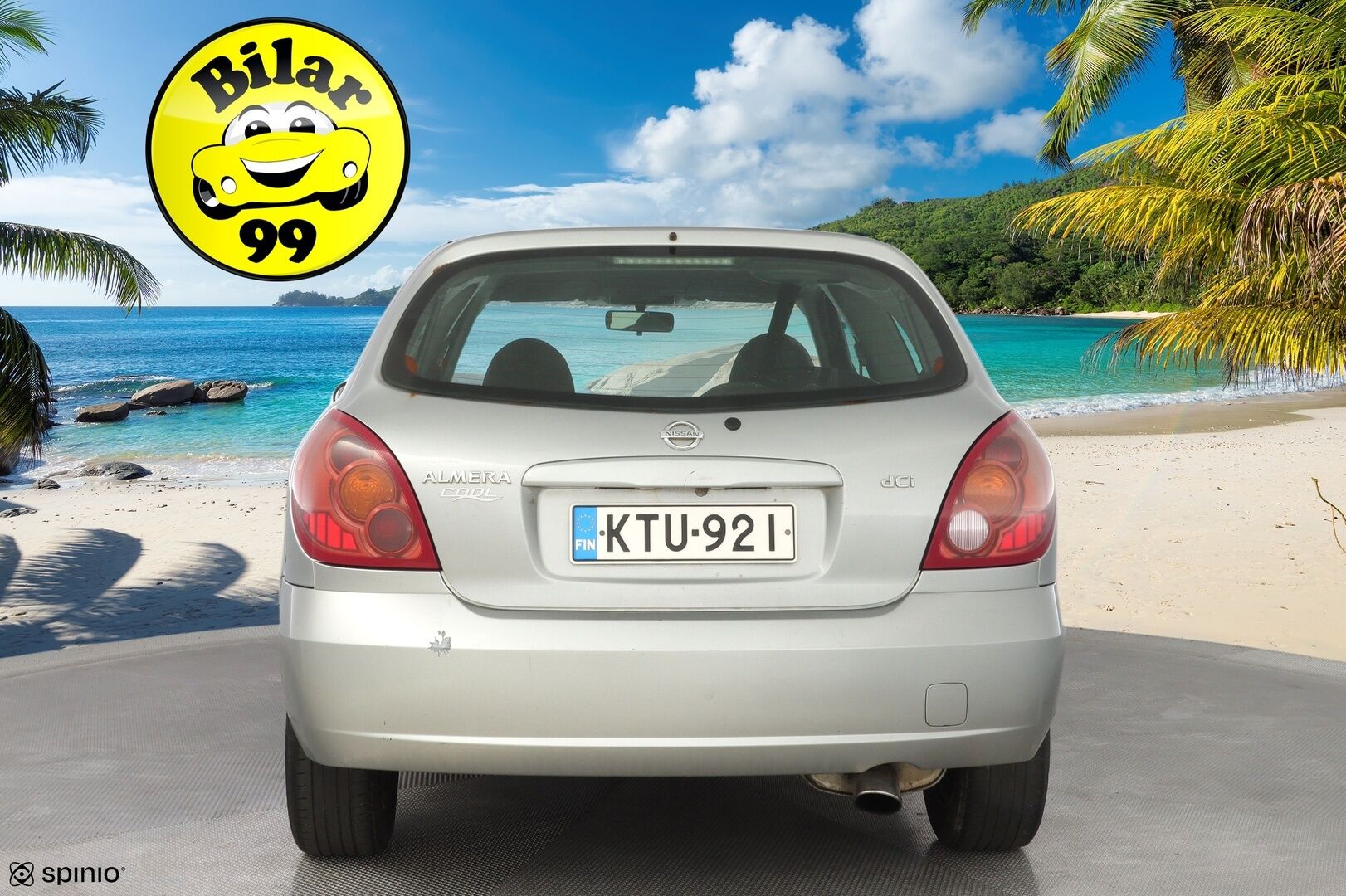Nissan Almera 2004 2.2D *MYYDÄÄN HUUTOKAUPAT.COM* - Suomi-auto / Lohkolämmitin / Ilmastointi / Näppärä ikiliikkuja