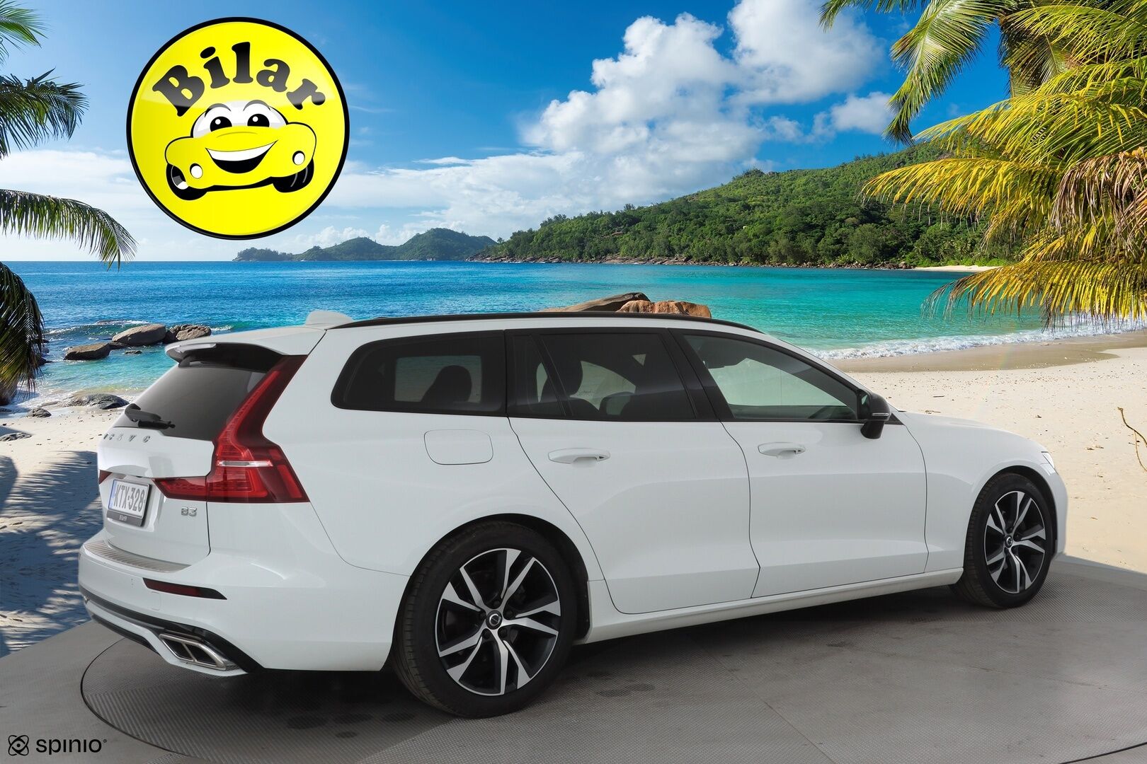 Volvo V60 2021 B3 MHEV Business R-Design aut - ACC | Koukku | Webasto | Muistipenkki | Full-LED | BLIS | P.Kamera | H&K | Sporttipenkit | Navi | Keyless | Suomi-auto | Kahdet renkaat aluvanteilla | Merkkihuollettu