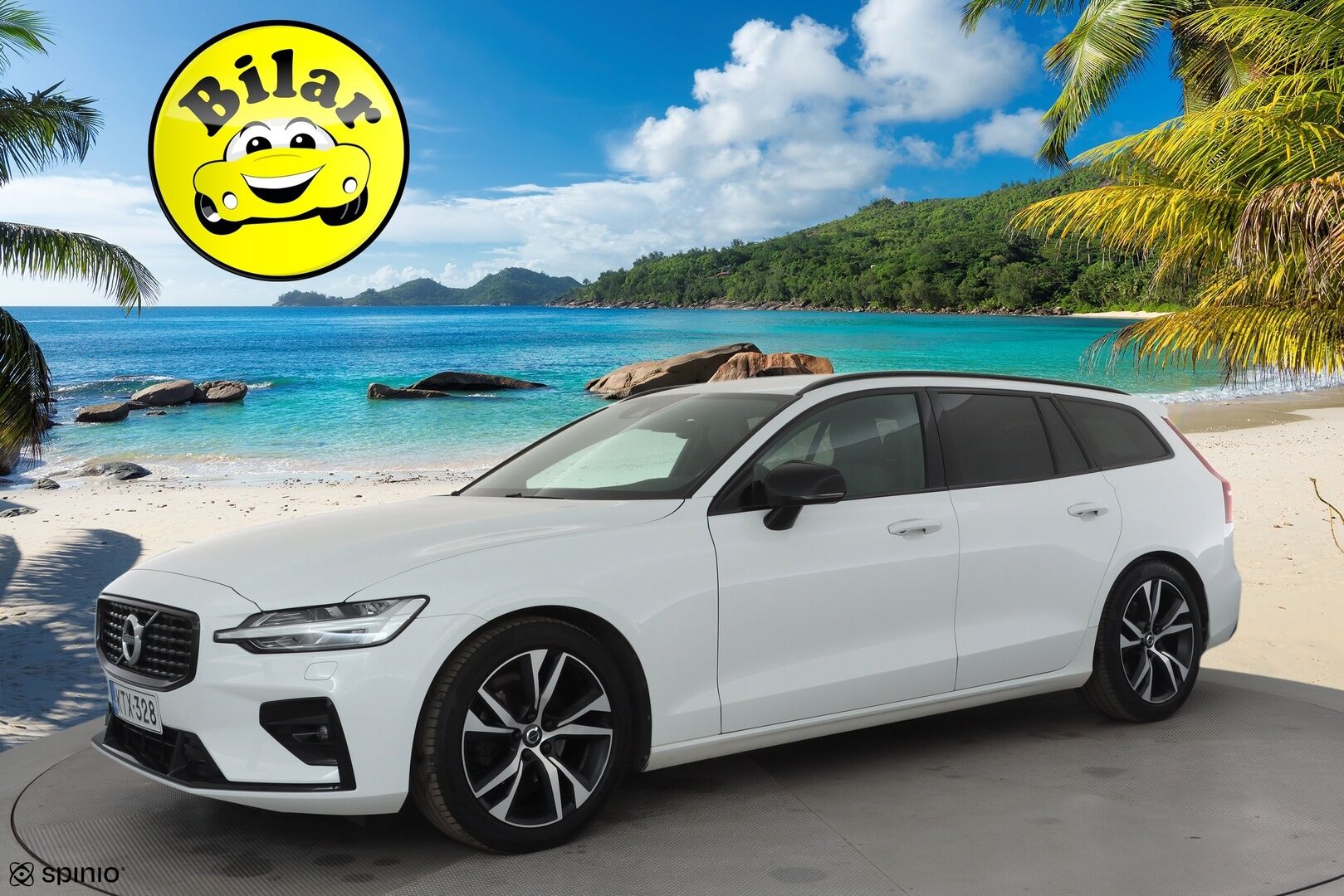 Volvo V60 2021 B3 MHEV Business R-Design aut - ACC | Koukku | Webasto | Muistipenkki | Full-LED | BLIS | P.Kamera | H&K | Sporttipenkit | Navi | Keyless | Suomi-auto | Kahdet renkaat aluvanteilla | Merkkihuollettu