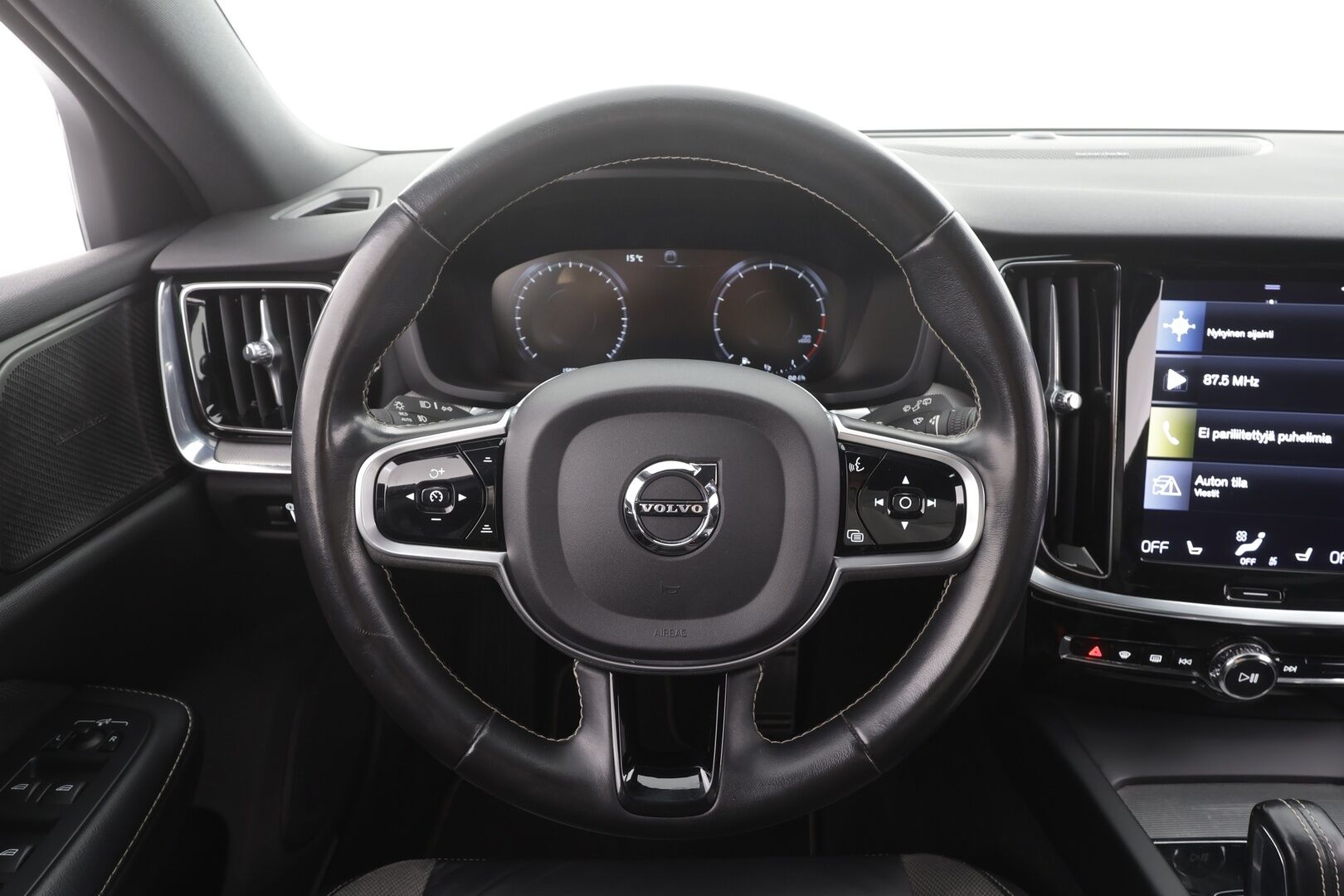 Volvo V60 2021 B3 MHEV Business R-Design aut - ACC | Koukku | Webasto | Muistipenkki | Full-LED | BLIS | P.Kamera | H&K | Sporttipenkit | Navi | Keyless | Suomi-auto | Kahdet renkaat aluvanteilla | Merkkihuollettu