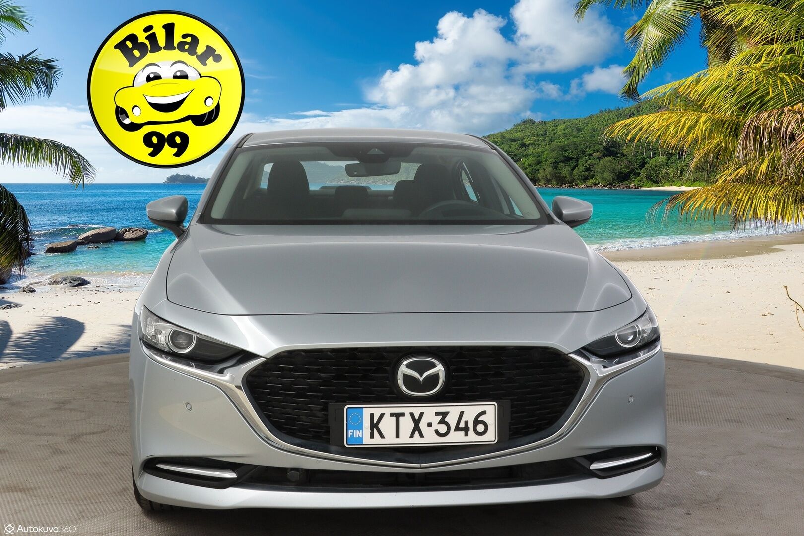 Mazda Mazda3 2021 Sedan 2,0 (180hv) M Hybrid Skyactiv-X Vision Plus Business MT * Adapt. vakkari / Tutkat edessä ja takana / P-kamera / Navi / Ratinlämmitin * - * Suomi-auto / Kahdet renkaat vanteilla / Keyless *
