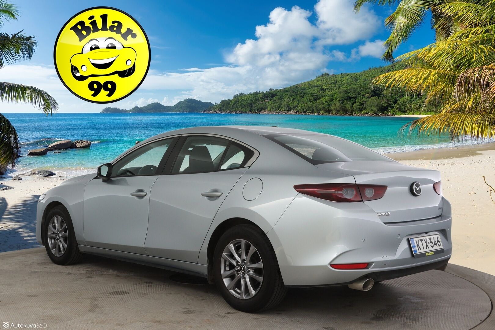 Mazda Mazda3 2021 Sedan 2,0 (180hv) M Hybrid Skyactiv-X Vision Plus Business MT * Adapt. vakkari / Tutkat edessä ja takana / P-kamera / Navi / Ratinlämmitin * - * Suomi-auto / Kahdet renkaat vanteilla / Keyless *