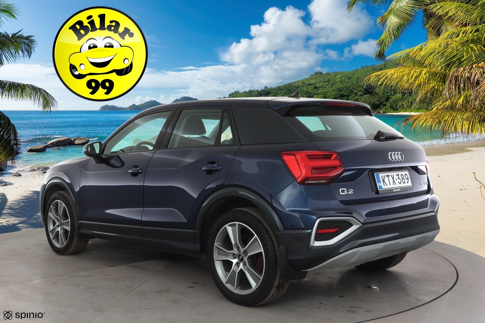 Audi Q2 2021 35 TFSI 110 kW S tronic * Sisätilanlämmitin / ACC / P.Kamera / LED / Nahkaverhoilu / Navi / Keyless * - 1-om Suomi-auto / Kahdet renkaat aluvanteilla