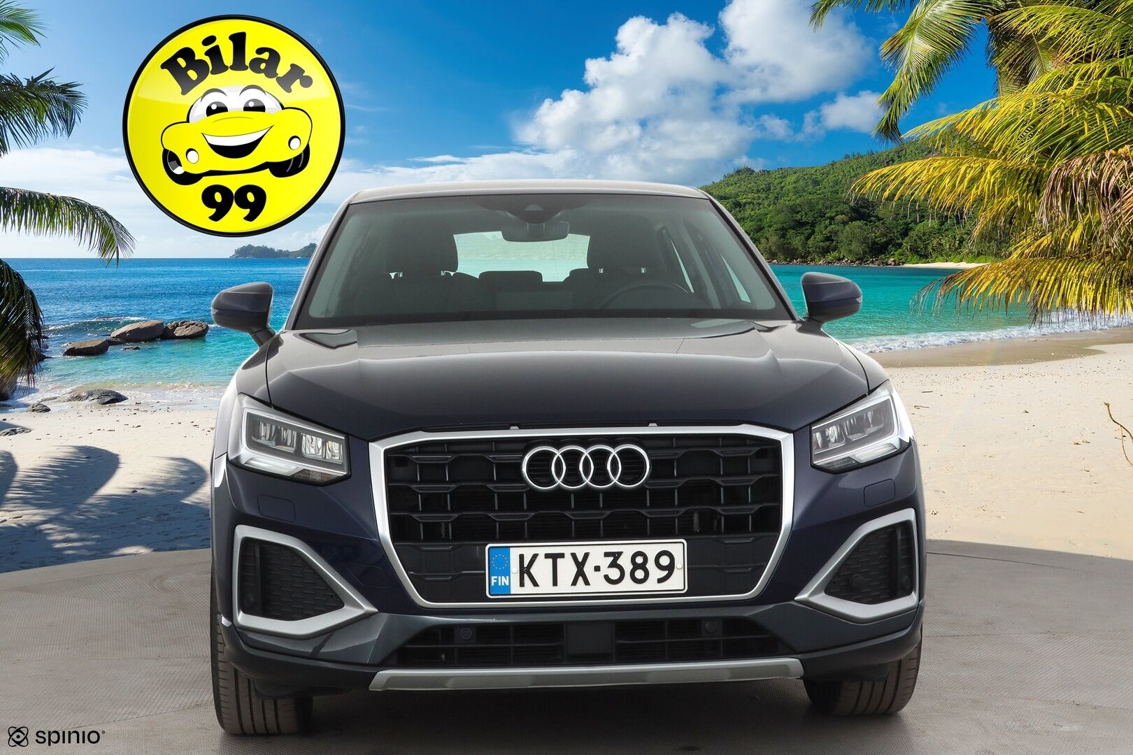 Audi Q2 2021 35 TFSI 110 kW S tronic * Sisätilanlämmitin / ACC / P.Kamera / LED / Nahkaverhoilu / Navi / Keyless * - 1-om Suomi-auto / Kahdet renkaat aluvanteilla