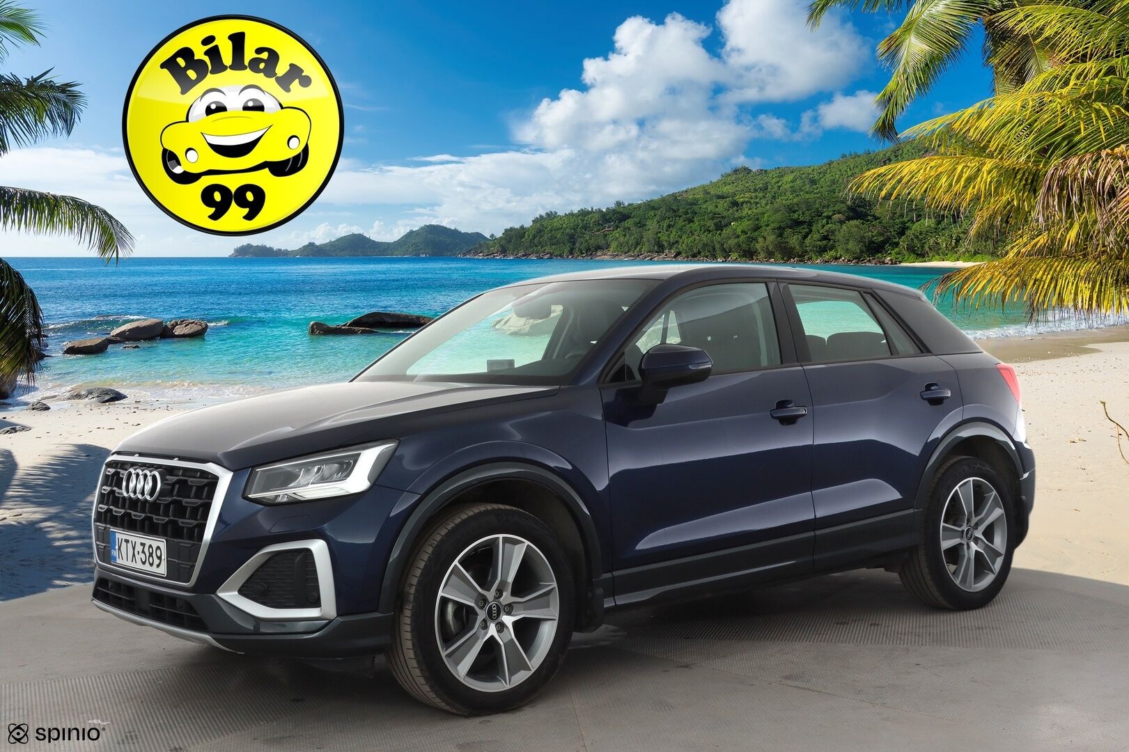 Audi Q2 2021 35 TFSI 110 kW S tronic * Sisätilanlämmitin / ACC / P.Kamera / LED / Nahkaverhoilu / Navi / Keyless * - 1-om Suomi-auto / Kahdet renkaat aluvanteilla