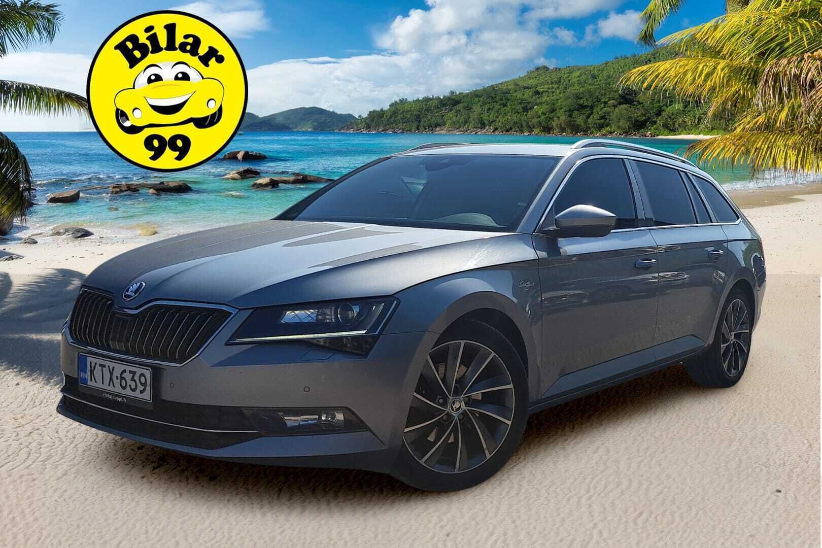 Skoda Superb 2018 Combi 2,0 TDI 190 4x4 L&K BusinessLine DSG **Facelift / Adapt. vakkari / DCC / Kessy / Webasto / Canton / Vetokoukku** - *Kattavasti varusteltu yksilö, jakohihna vaihdettu 159tkm! / Kahdet renkaat aluvanteilla!*