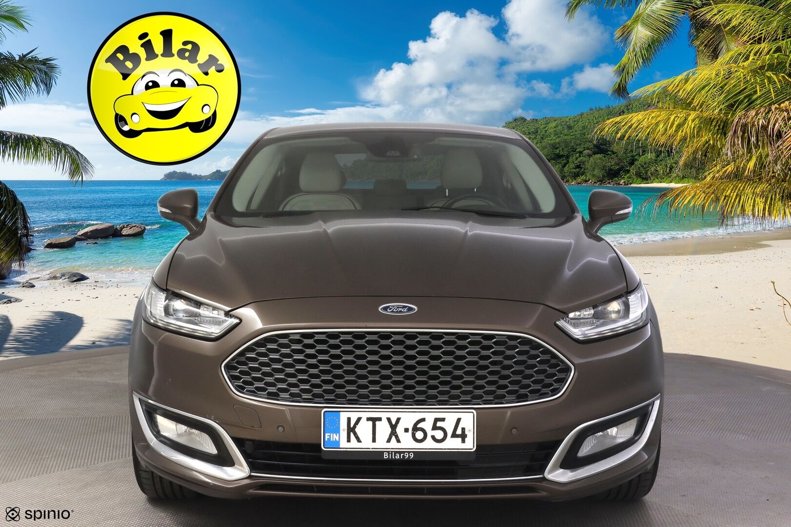 FORD Mondeo 2018 2,0 187hv Hybrid eCVT Vignale HEV - | Vaaleat nahat | Hierovat & tuuletetut etuistuimet | Keyless Go | Lohkolämmitin | Peruutuskamera | Android Auto & CarPlay | 2x renkaat & vanteet | - KORKO VAIN 3,99 %
