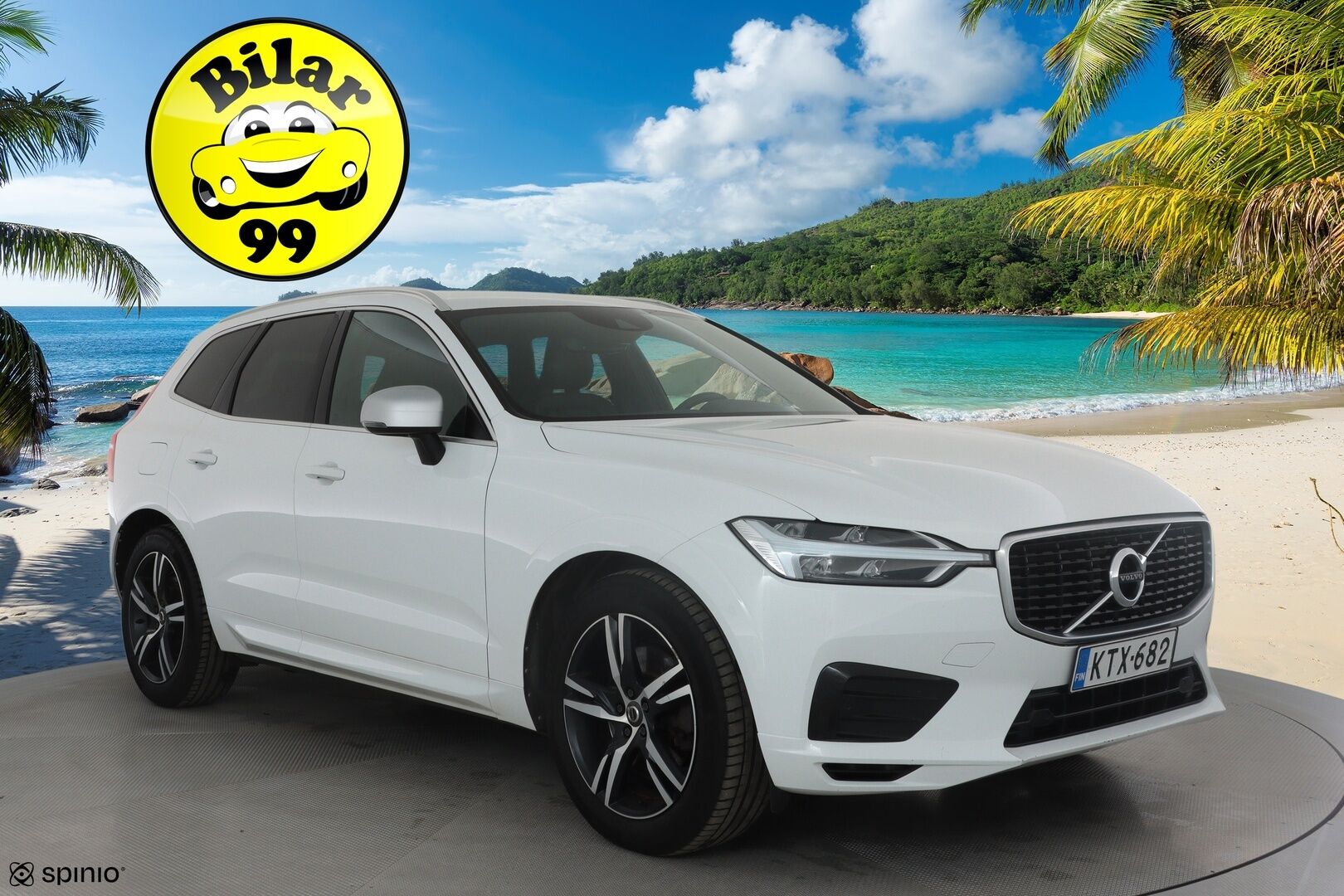 Volvo XC60 2018 D5 AWD R-Design aut *Webasto / Koukku / ACC / Full-LED / P.Kamera / Sporttipenkit / Ilma-alusta / Navi / Kaistavahti* - Kahdet Renkaat
