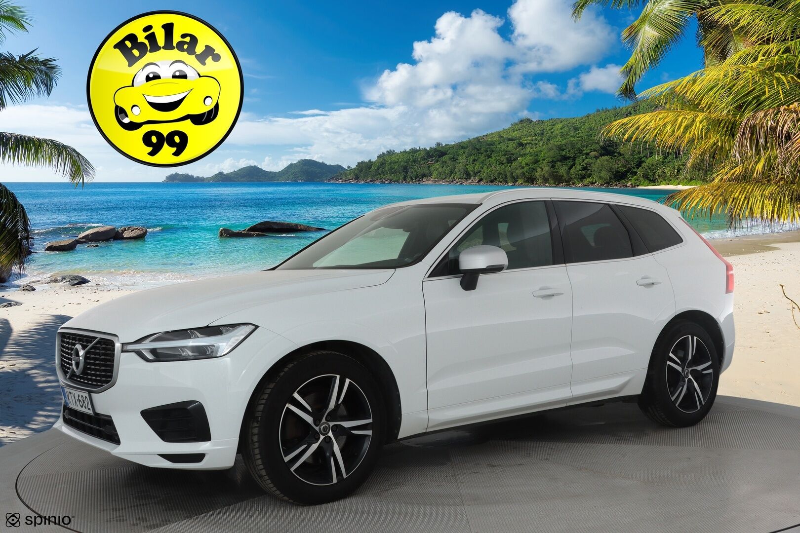 Volvo XC60 2018 D5 AWD R-Design aut *Webasto / Koukku / ACC / Full-LED / P.Kamera / Sporttipenkit / Ilma-alusta / Navi / Kaistavahti* - Four-C / Kahdet Renkaat / Jakopää tehty 2/23! - HULLU BLACKWEEK KORKOTARJOUS 2,49%