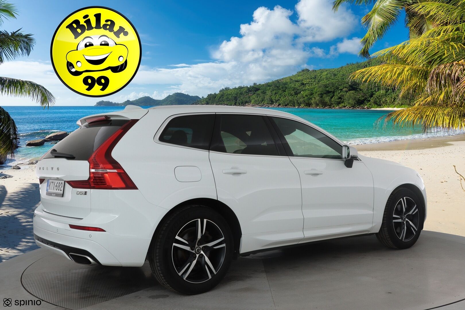 Volvo XC60 2018 D5 AWD R-Design aut *Webasto / Koukku / ACC / Full-LED / P.Kamera / Sporttipenkit / Ilma-alusta / Navi / Kaistavahti* - Kahdet Renkaat