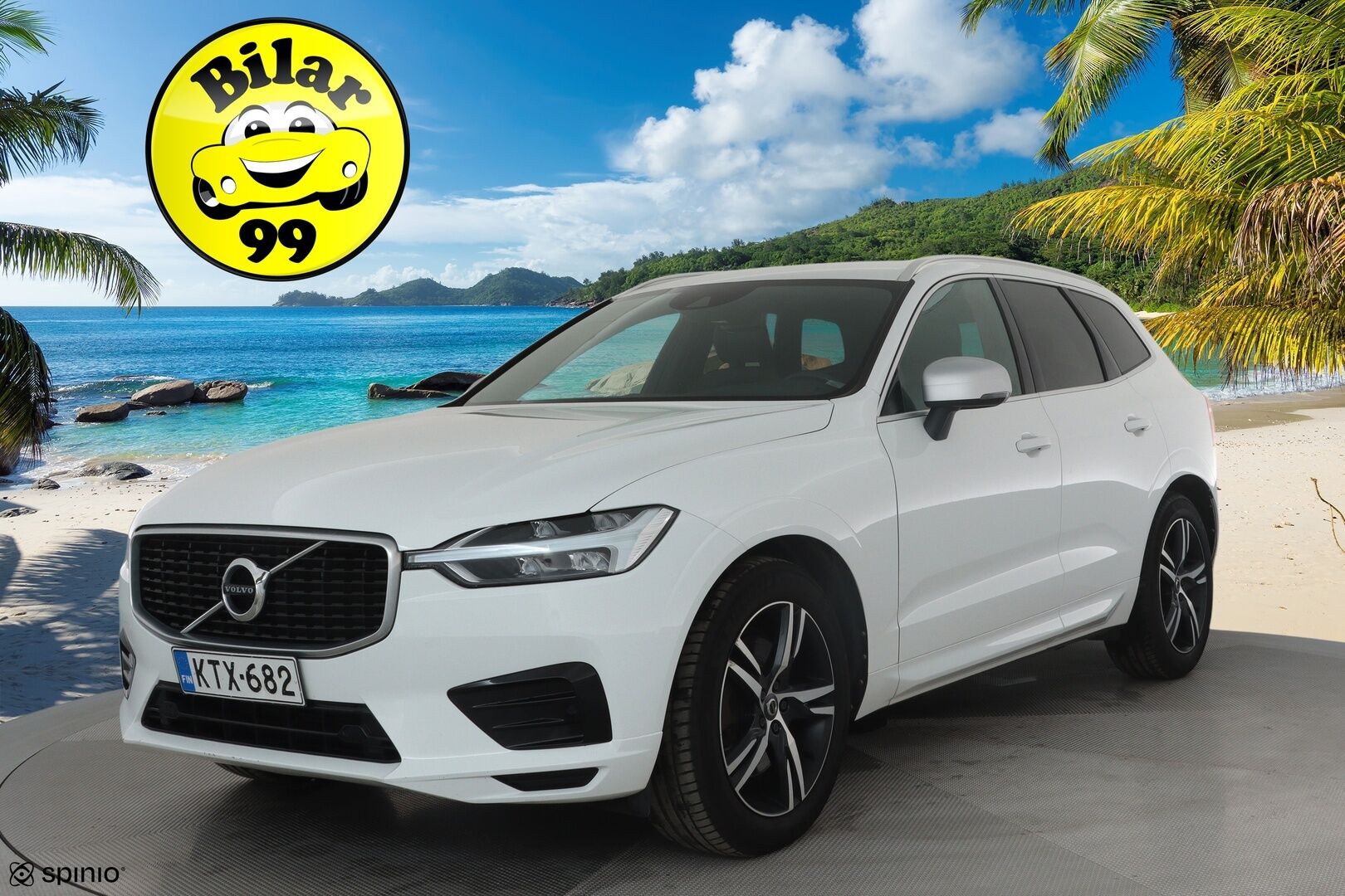 Volvo XC60 2018 D5 AWD R-Design aut *Webasto / Koukku / ACC / Full-LED / P.Kamera / Sporttipenkit / Ilma-alusta / Navi / Kaistavahti* - Kahdet Renkaat