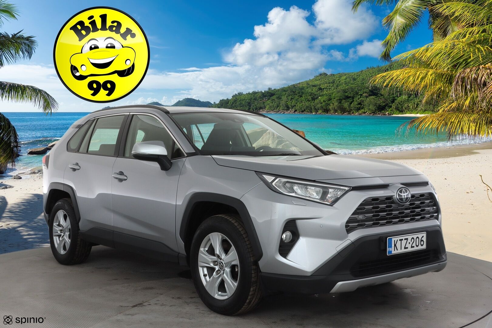 Toyota RAV4 2021 2,0 VVT-iE Active Multidrive S * ACC / Koukku / P.kamera / Lohko+Sisä / Navi / LED / Keyless / Sähköluukku * - Suomi-auto / Kahdet renkaat aluvanteilla / Merkkihuollettu - HULLUT AVAJAISHULINAT KORKOTARJOUS 3,29 %
