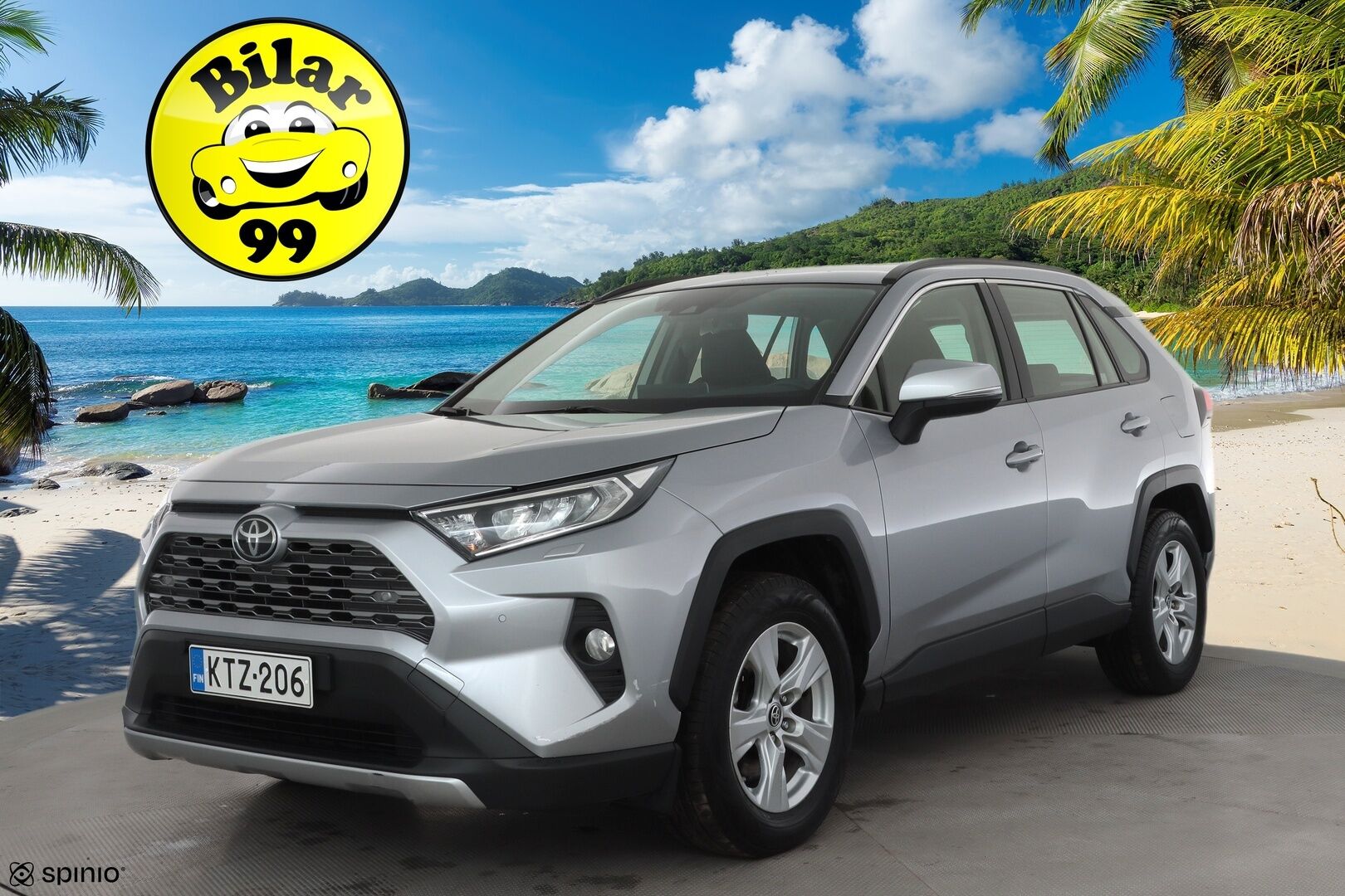 Toyota RAV4 2021 2,0 VVT-iE Active Multidrive S * ACC / Koukku / P.kamera / Lohko+Sisä / Navi / LED / Keyless / Sähköluukku * - Suomi-auto / Kahdet renkaat aluvanteilla / Merkkihuollettu - HULLUT AVAJAISHULINAT KORKOTARJOUS 3,29 %