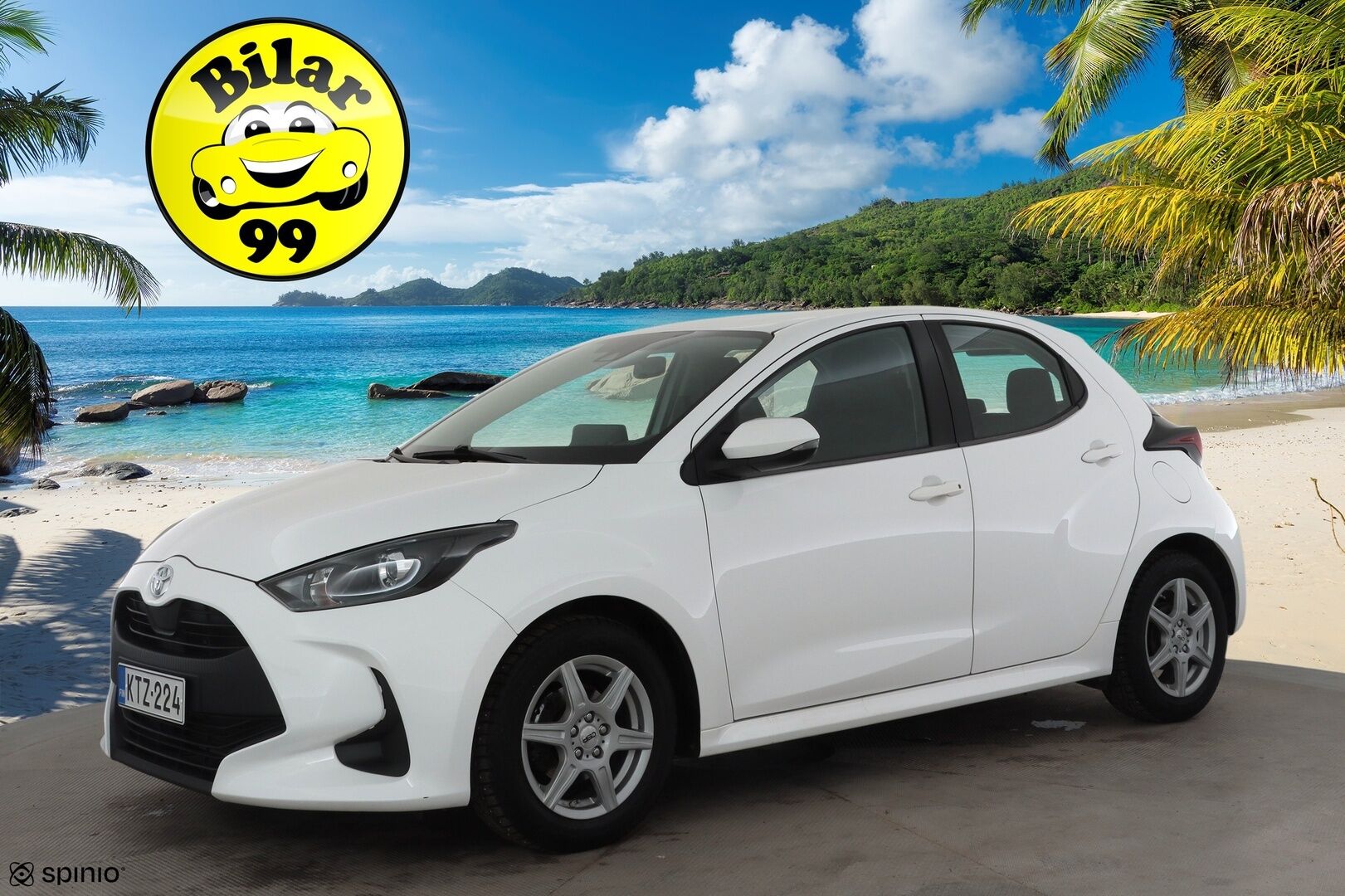 Toyota Yaris 2020 1,0 VVT-i Life * 1.Om Suomi-auto / ACC / Bluetooth / Kaistavahti / 2xRenkaat * - *Juuri saapunut! Liikennemerkkien tunnistus / AppleCarPlay / AndroidAuto / Siisti*
