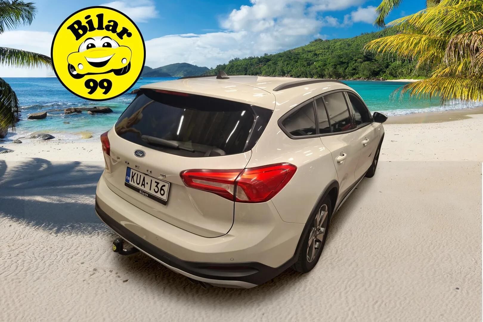 Ford Focus 2021 1,0 EcoBoost 125hv A8 Active Wagon - | Suomi-Auto | Vetokoukku | Ratinlämmitys | Lämmitettävä tuulilasi | Bluetooth |