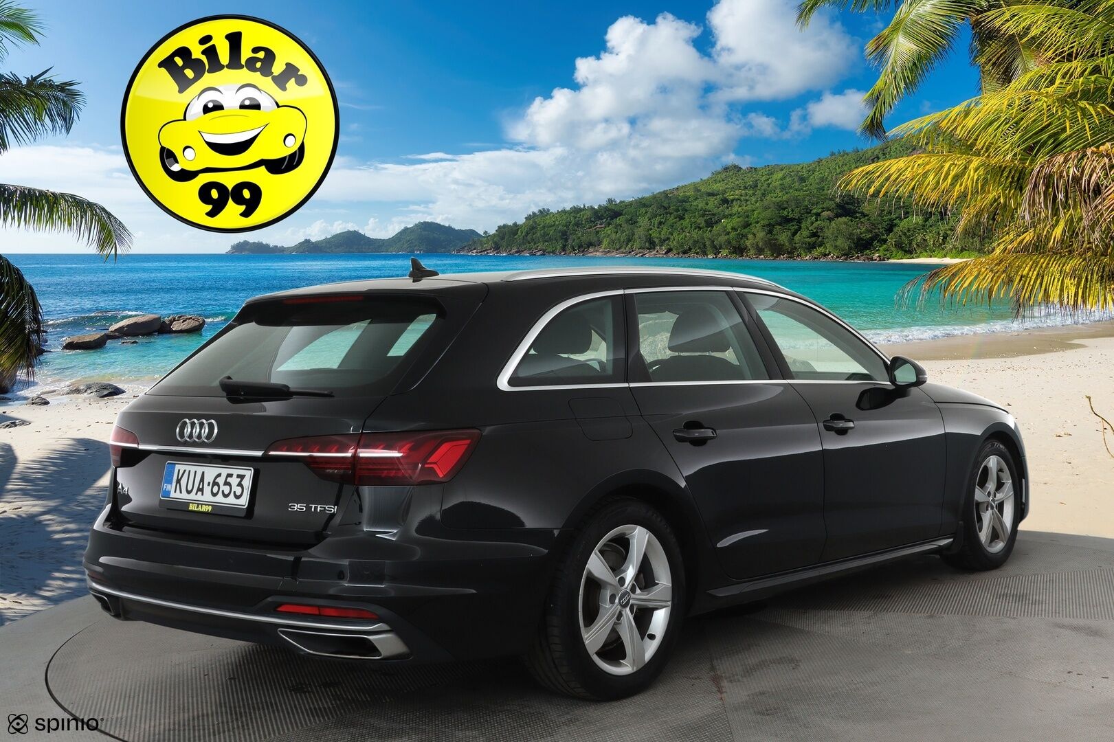 Audi A4 2021 Avant Business Advanced Comfort Edition 35 TFSI 110kW MHEV S tronic **Adapt.vakkari / Webasto / Matrix LED** - Suomi-auto / Kahdet renkaat aluvanteilla / Hierovat etuistuimet / Koukku / Ratinlämmitin 