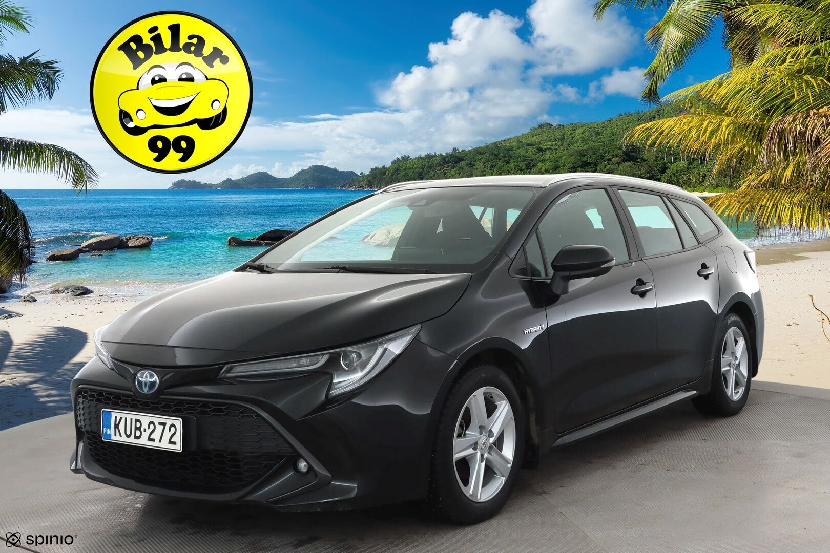 Toyota Corolla 2021 Touring Sports 1,8 Hybrid Active Edition * ACC / P.kamera / Navi / LED / Keyless / Sähköluukku / Ratinlämmitin * - Suomi-auto / Kahdet renkaat aluvanteilla / Merkkihuollettu