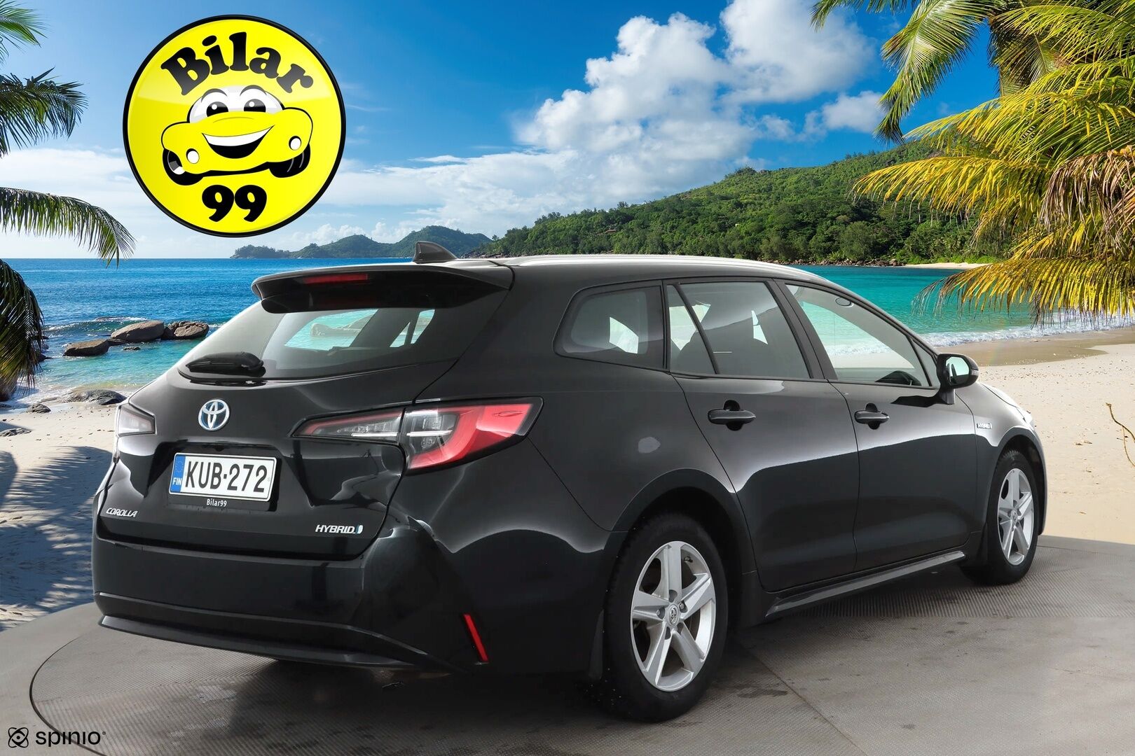 Toyota Corolla 2021 Touring Sports 1,8 Hybrid Active Edition * ACC / P.kamera / Navi / LED / Keyless / Sähköluukku / Ratinlämmitin * - Suomi-auto / Kahdet renkaat aluvanteilla / Merkkihuollettu