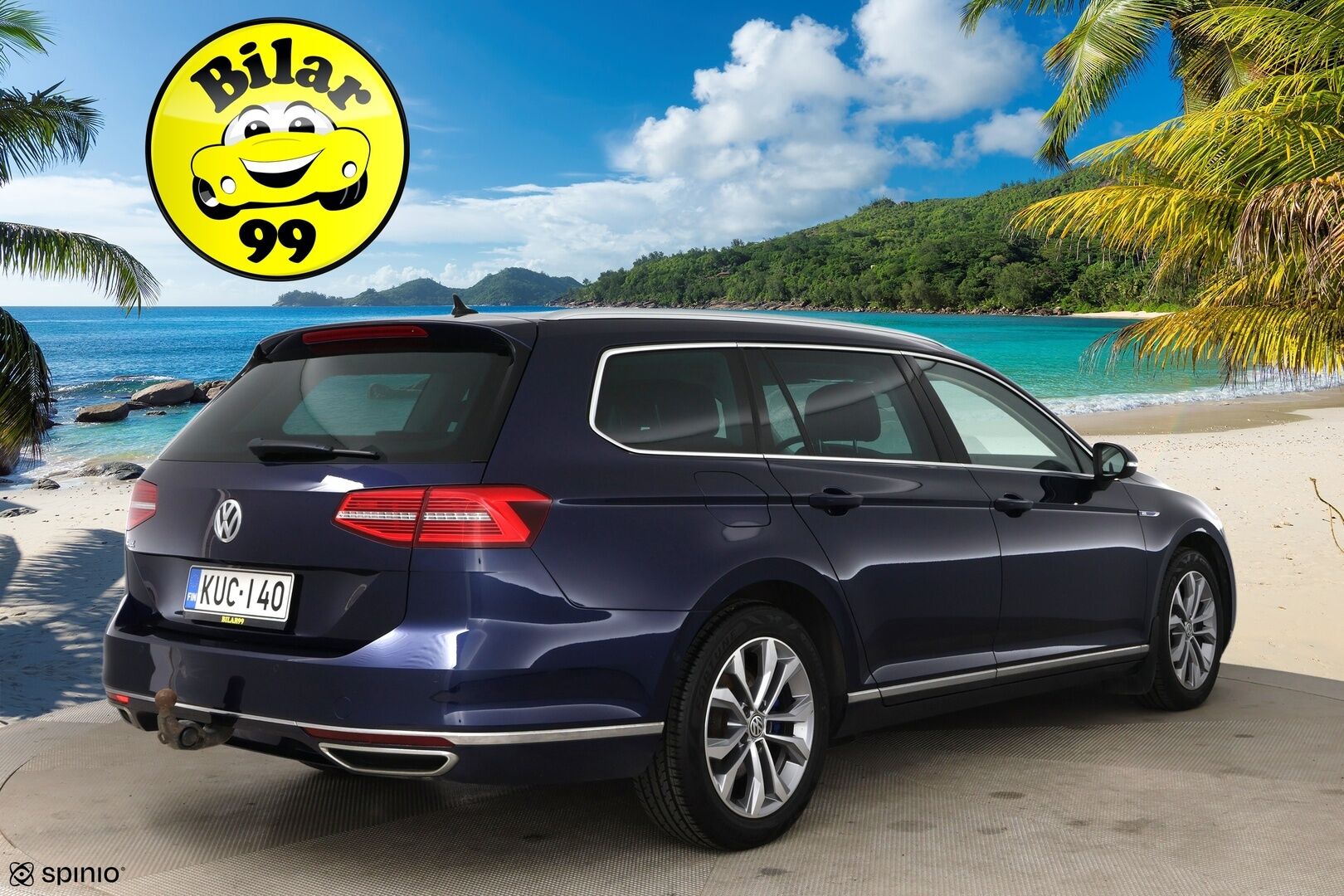 Volkswagen Passat 2018 Variant GTE Plug-In Hybrid 160 kW (218 hv) DSG-aut. / Digimittaristo / Vetokoukku / Adapt. vak / BLIS / Keyless / Ambient - P-Kamera / Webasto / Muistipenkki hieronnalla / Dynamic Light Assist / AppConnect
