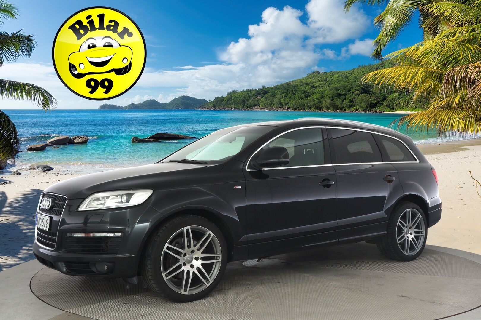 Audi Q7 2009 AUDI Q7 3,0 V6 TDI DPF 176 kW quattro S-Line tiptronic-autom. 7-ist *Myydään Huutokaupat.com* - *Webasto / 7-Paikkaa / Kuskin penkki muistilla*