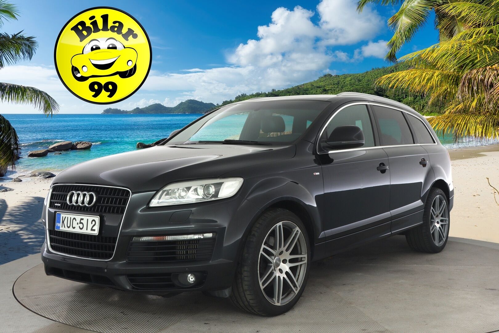 Audi Q7 2009 AUDI Q7 3,0 V6 TDI DPF 176 kW quattro S-Line tiptronic-autom. 7-ist *Myydään Huutokaupat.com* - *Webasto / 7-Paikkaa / Kuskin penkki muistilla*
