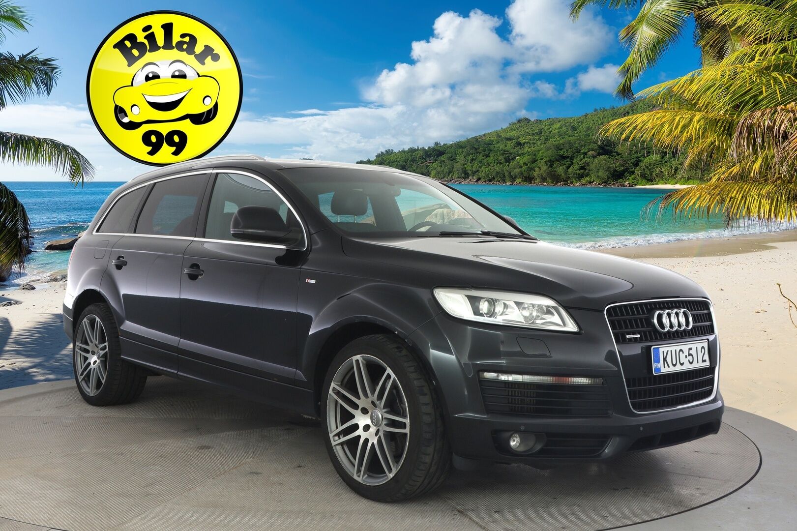 Audi Q7 2009 AUDI Q7 3,0 V6 TDI DPF 176 kW quattro S-Line tiptronic-autom. 7-ist *Myydään Huutokaupat.com* - *Webasto / 7-Paikkaa / Kuskin penkki muistilla*