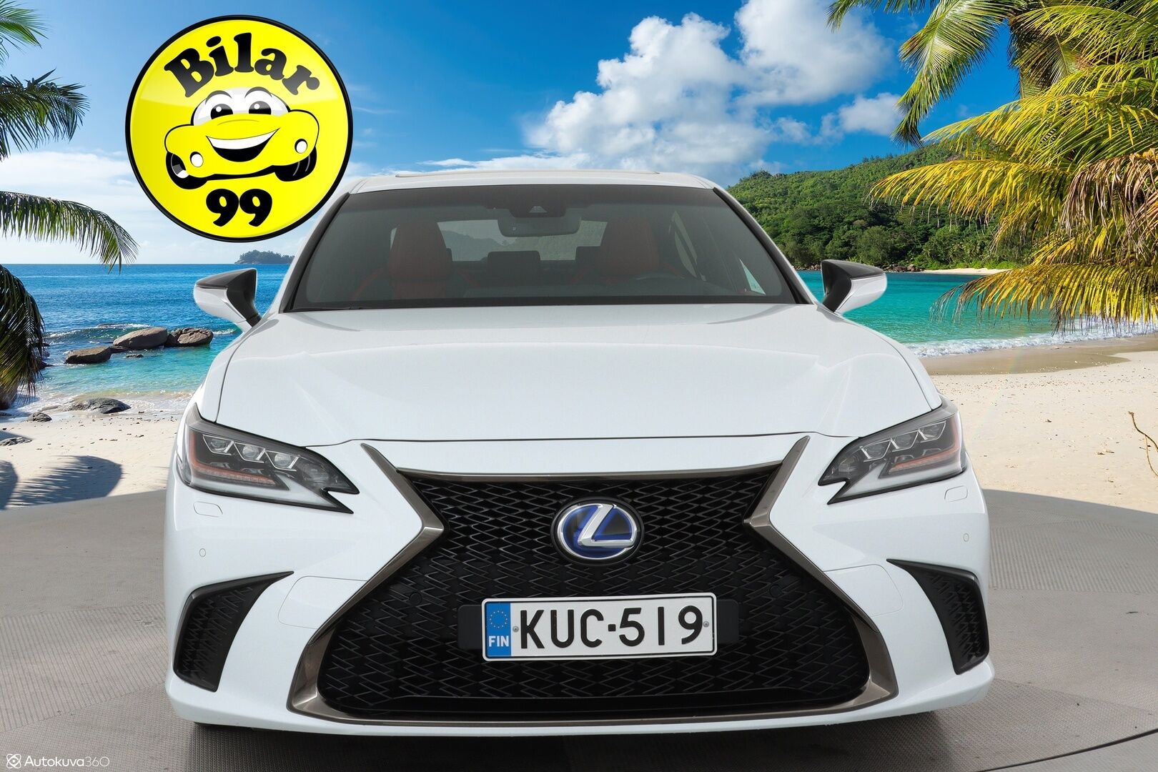 Lexus ES 2019 300H F-Sport ** Adapt.vakkari / HUD / Mark Levinson / Muistipenkki / Adapt.vakkari / P.kamera / Punaiset nahkapenkit - 3,99 % KORKOTARJOUS TÄHÄN AUTOON - 31.5. ASTI! - Kattoluukku / Sporttipenkit / Aplle&Android / Keyless