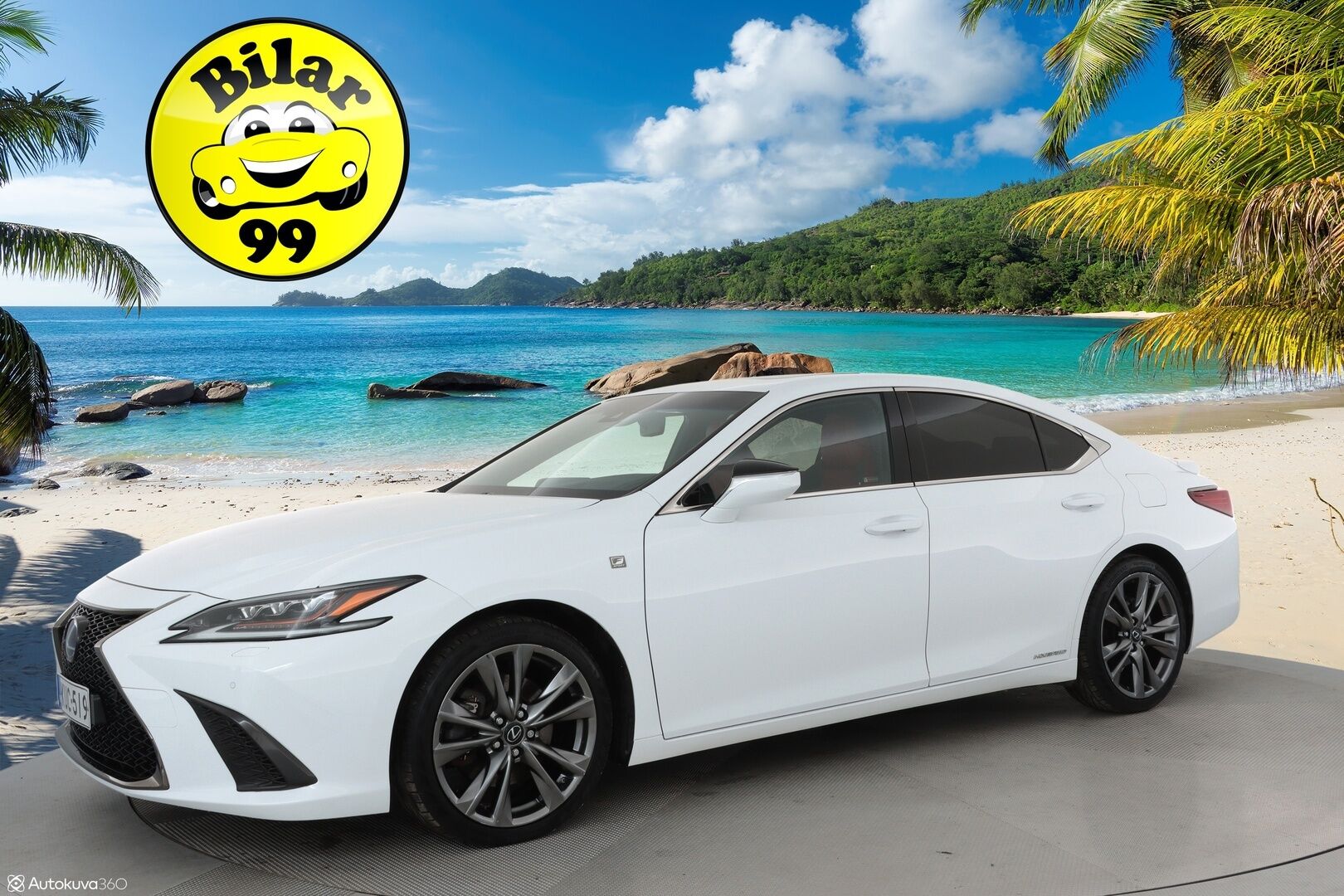 Lexus ES 2019 300H F-Sport ** Adapt.vakkari / HUD / Mark Levinson / Muistipenkki / Adapt.vakkari / P.kamera / Punaiset nahkapenkit - 3,99 % KORKOTARJOUS TÄHÄN AUTOON - 31.5. ASTI! - Kattoluukku / Sporttipenkit / Aplle&Android / Keyless