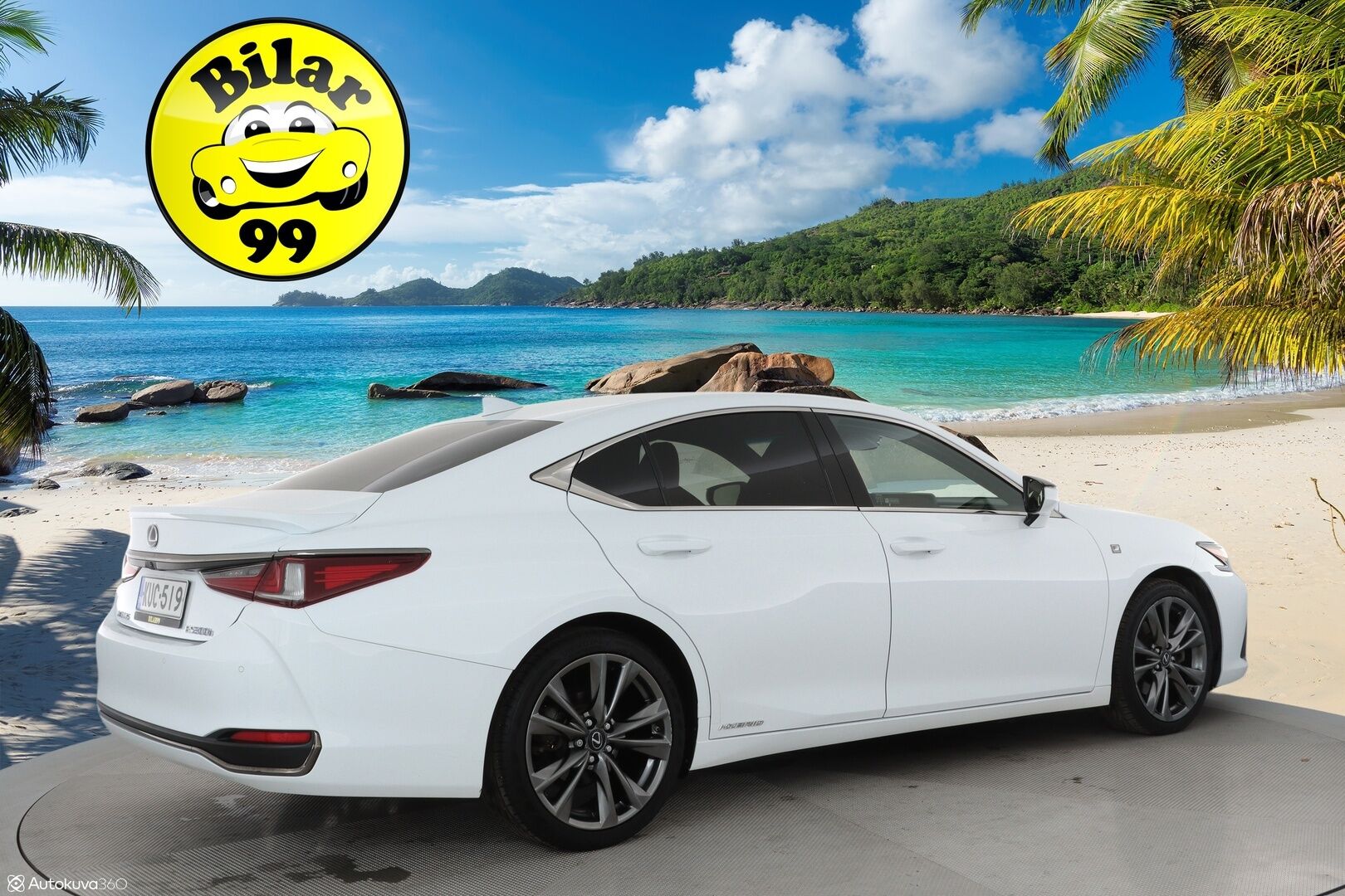 Lexus ES 2019 300H F-Sport ** Adapt.vakkari / HUD / Mark Levinson / Muistipenkki / Adapt.vakkari / P.kamera / Punaiset nahkapenkit - 3,99 % KORKOTARJOUS TÄHÄN AUTOON - 31.5. ASTI! - Kattoluukku / Sporttipenkit / Aplle&Android / Keyless