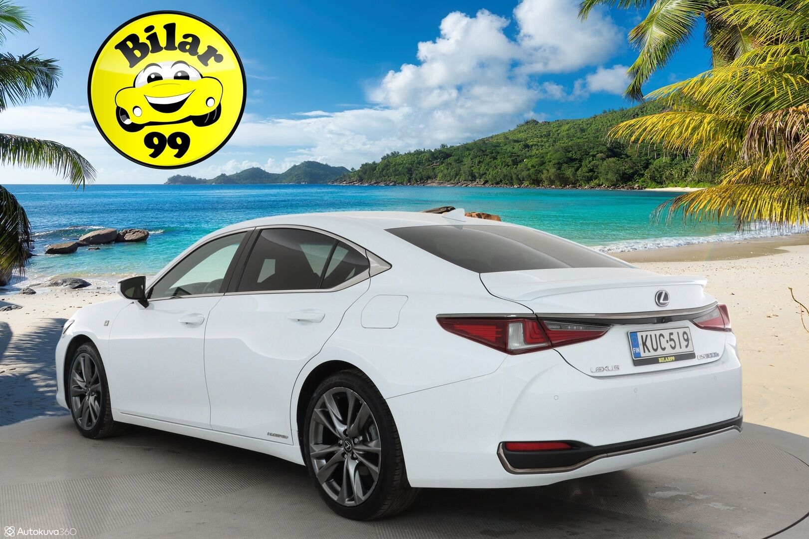 Lexus ES 2019 300H F-Sport ** Adapt.vakkari / HUD / Mark Levinson / Muistipenkki / Adapt.vakkari / P.kamera / Punaiset nahkapenkit - 3,99 % KORKOTARJOUS TÄHÄN AUTOON - 31.5. ASTI! - Kattoluukku / Sporttipenkit / Aplle&Android / Keyless