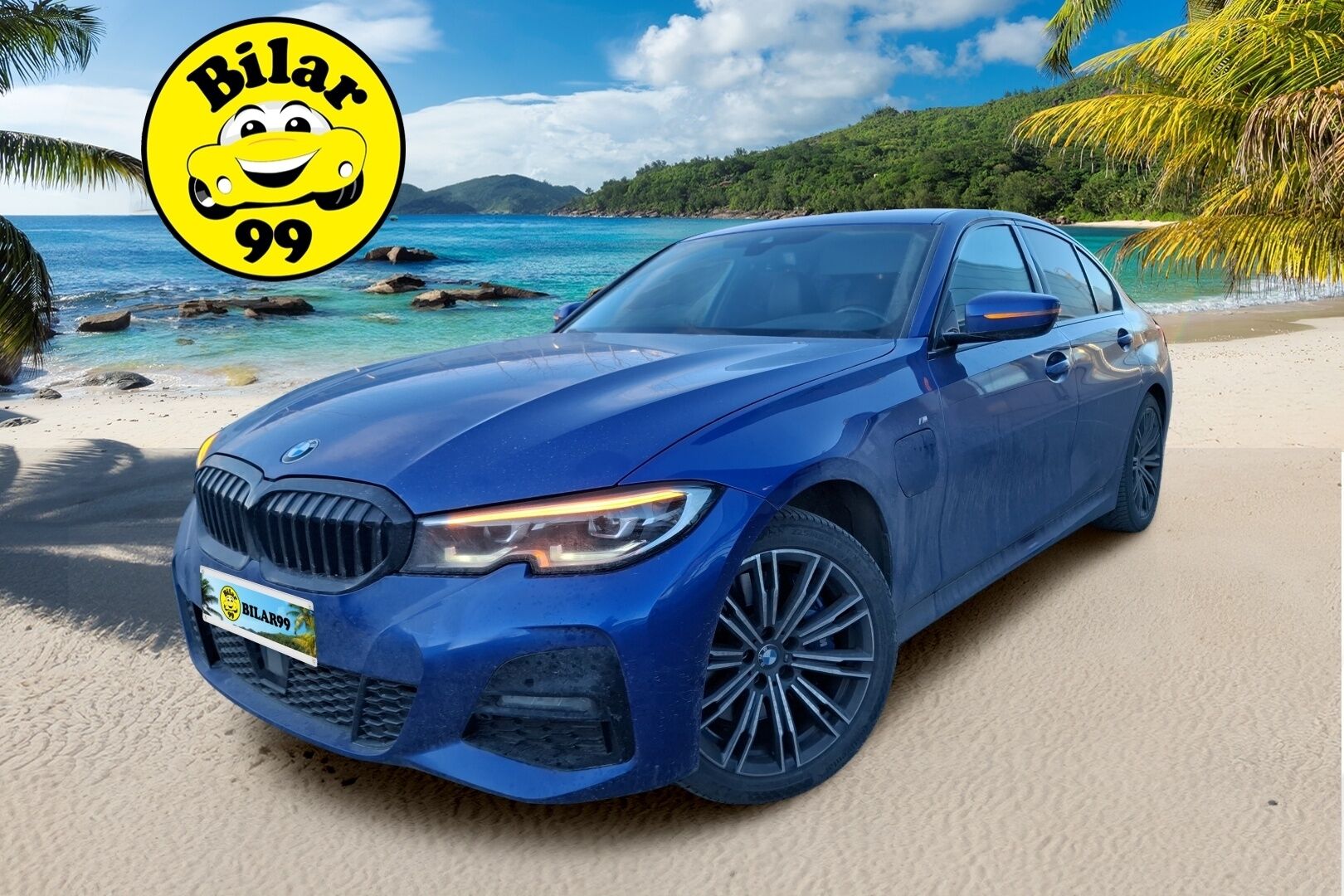 BMW 330 2021 G20 Sedan 330e xDrive A Charged Edition M Sport * Adapt.vakkari / Nahka-alcantara penkit muistilla / Hifit /  Comfort access* - * Haluttu M-Sport sininen väri! / Hyvä huoltohistoria / Kattavat varusteet / 2x renkaat vanteineen *