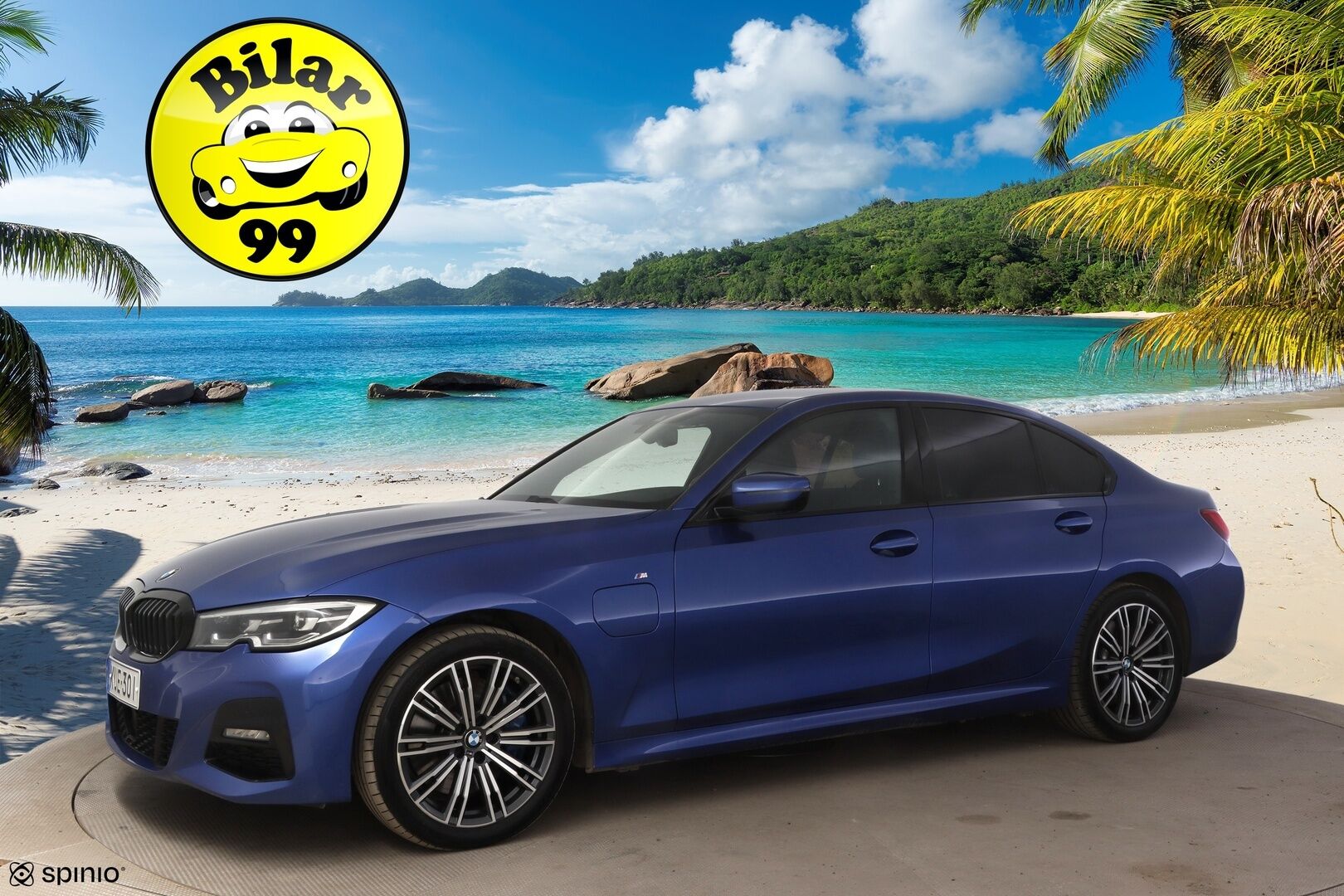 BMW 330 2021 G20 Sedan 330e xDrive A Charged Edition M Sport * Adapt.vakkari / Nahka-alcantara penkit muistilla / Hifit /  Comfort access* - * Haluttu M-Sport sininen väri! / Hyvä huoltohistoria / Kattavat varusteet / 2x renkaat vanteineen *