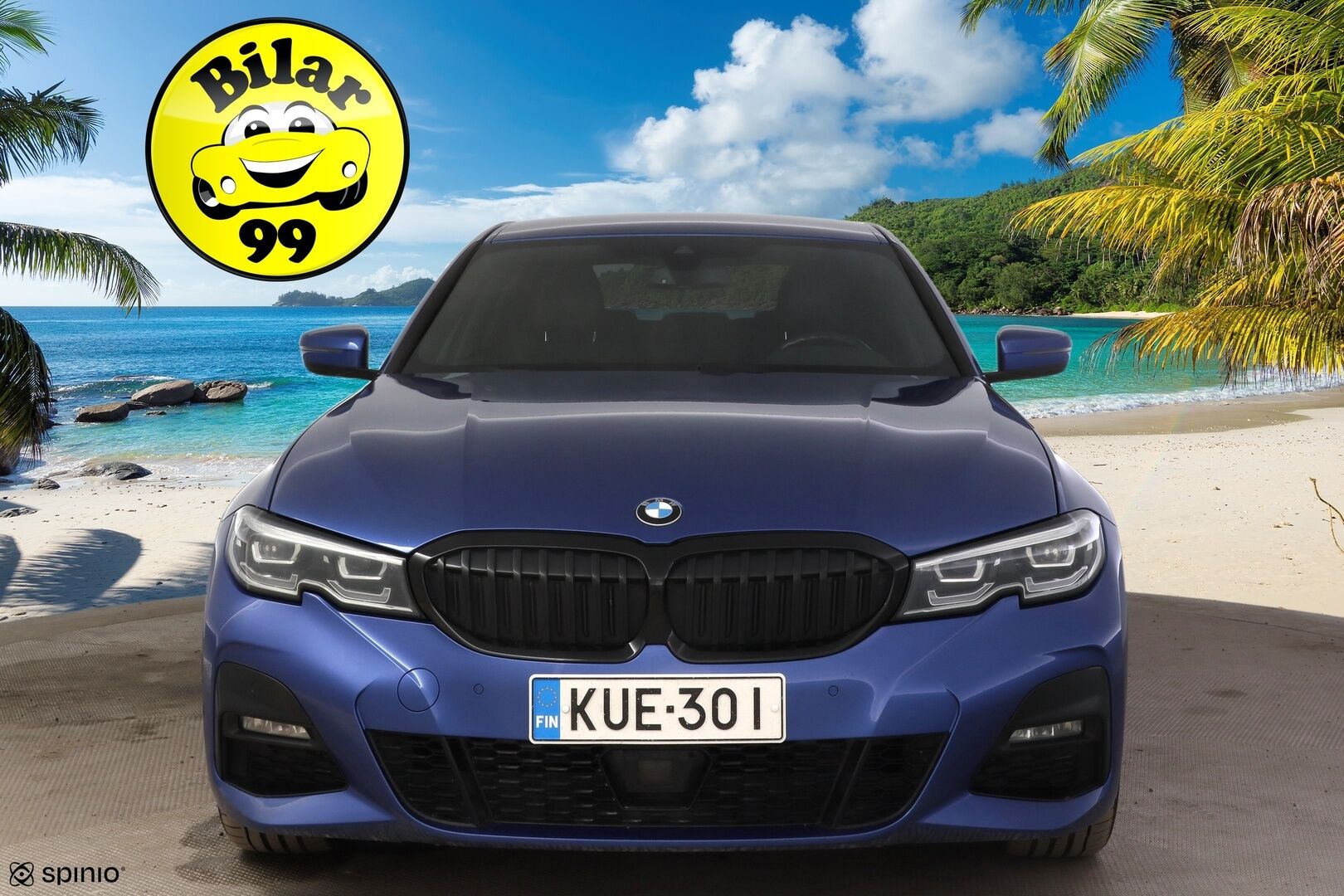 BMW 330 2021 G20 Sedan 330e xDrive A Charged Edition M Sport * Adapt.vakkari / Nahka-alcantara penkit muistilla / Hifit /  Comfort access* - * Haluttu M-Sport sininen väri! / Hyvä huoltohistoria / Kattavat varusteet / 2x renkaat vanteineen *