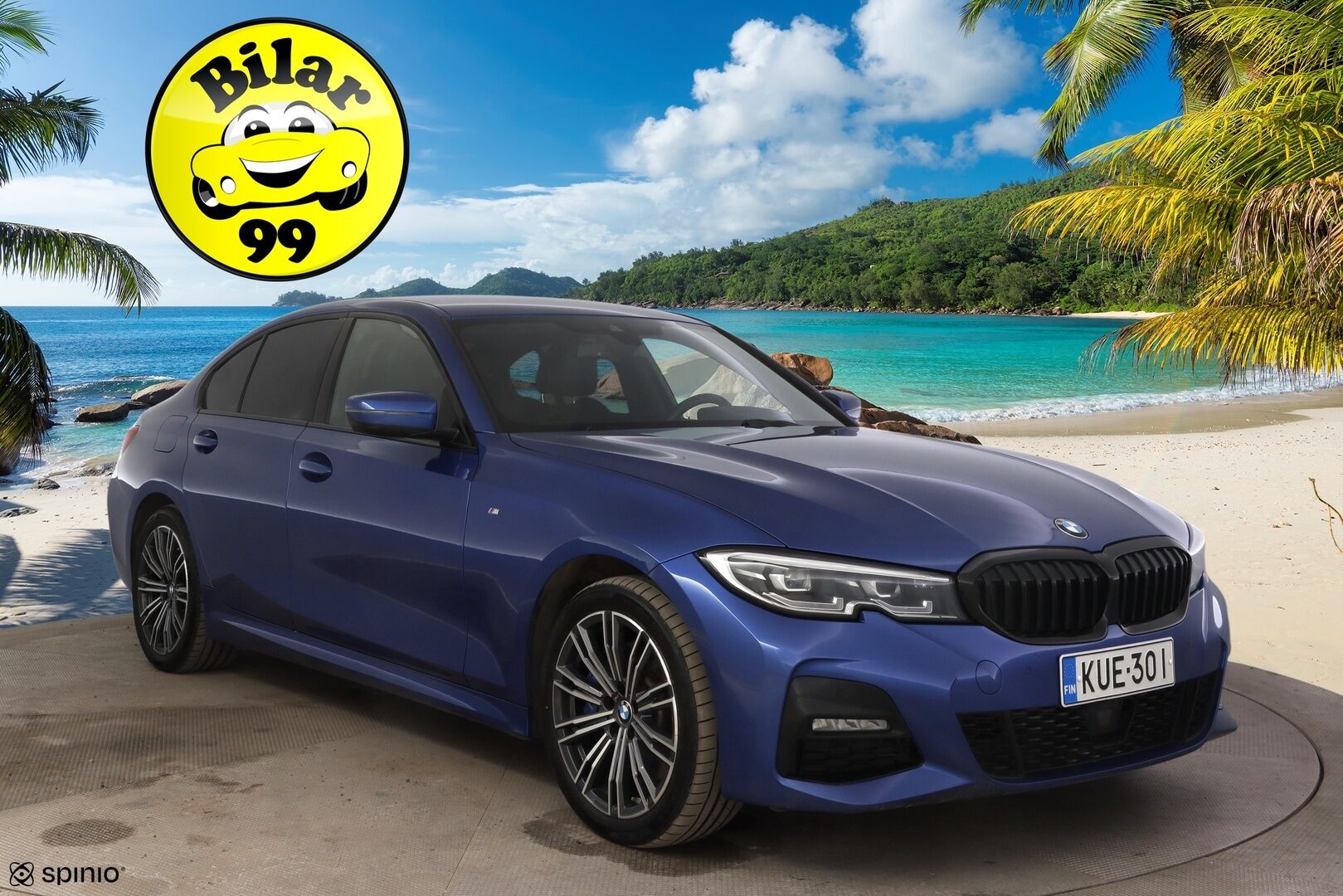 BMW 330 2021 G20 Sedan 330e xDrive A Charged Edition M Sport * Adapt.vakkari / Nahka-alcantara penkit muistilla / Hifit /  Comfort access* - * Haluttu M-Sport sininen väri! / Hyvä huoltohistoria / Kattavat varusteet / 2x renkaat vanteineen *