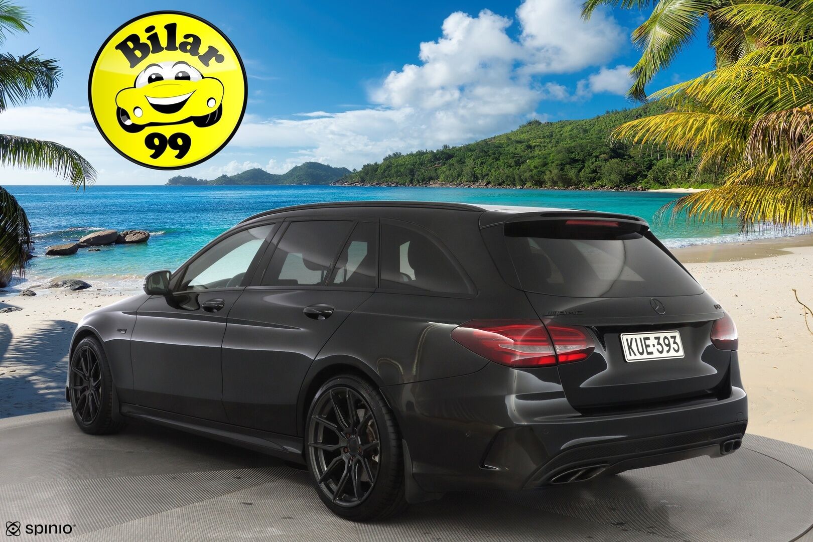Mercedes-Benz C 2015 C43 AMG 4Matic Sport T A * HUD / Burmester / ACC / 360° Kamera / ILS / Panorama * - 3,99 % KORKOTARJOUS TÄHÄN AUTOON - 3.0 C450 Farmari 4-matic *Upeat äänet / Juuri huollettu*