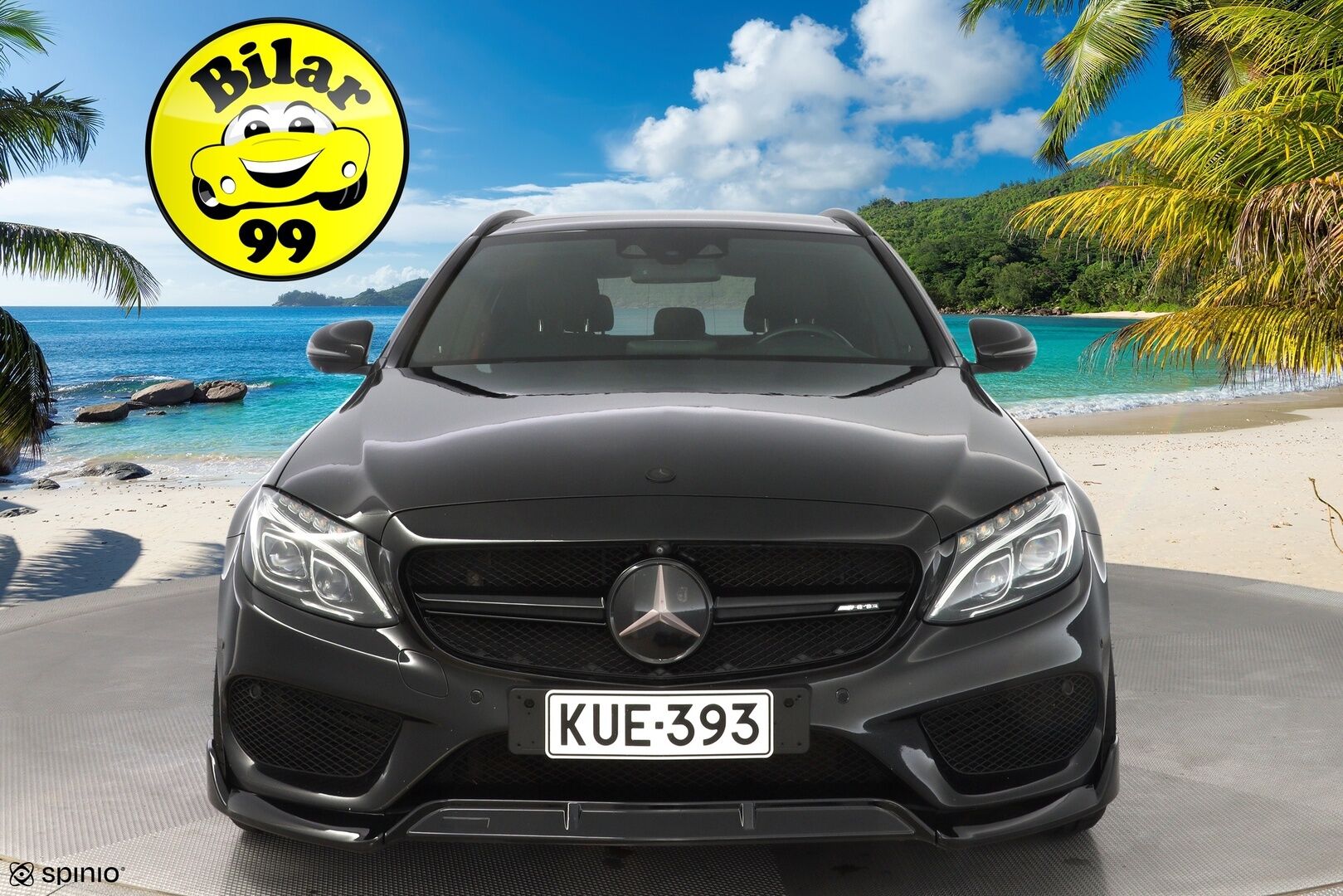 Mercedes-Benz C 2015 C43 AMG 4Matic Sport T A * HUD / Burmester / ACC / 360° Kamera / ILS / Panorama * - 3,99 % KORKOTARJOUS TÄHÄN AUTOON - 3.0 C450 Farmari 4-matic *Upeat äänet / Juuri huollettu*
